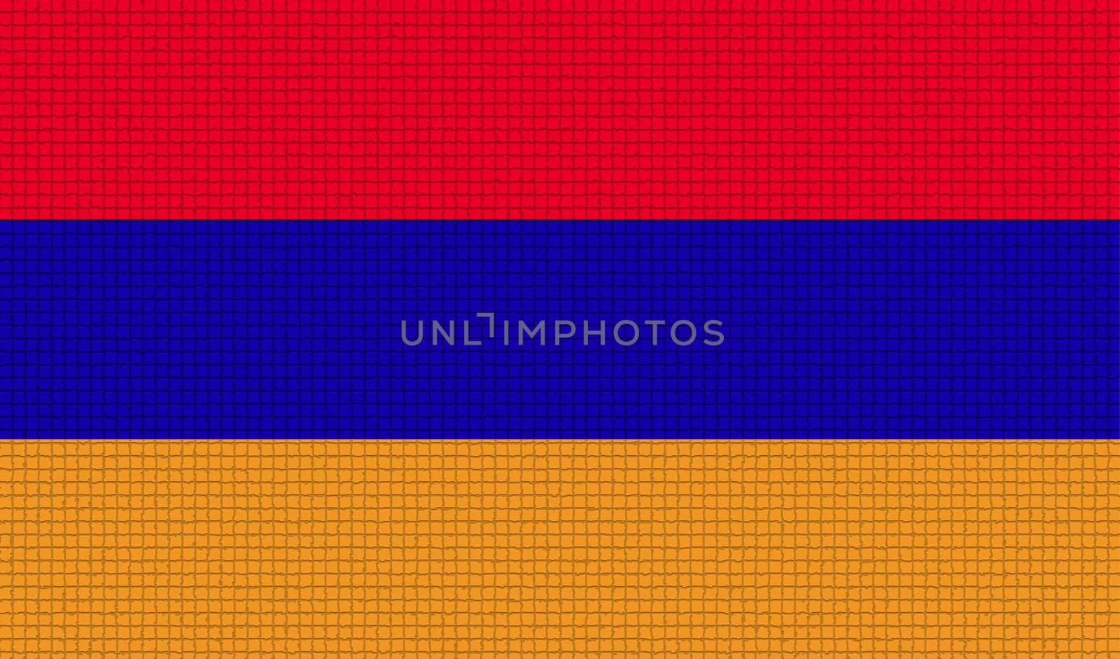 Flags Armenia with abstract textures. Rasterized by serhii_lohvyniuk