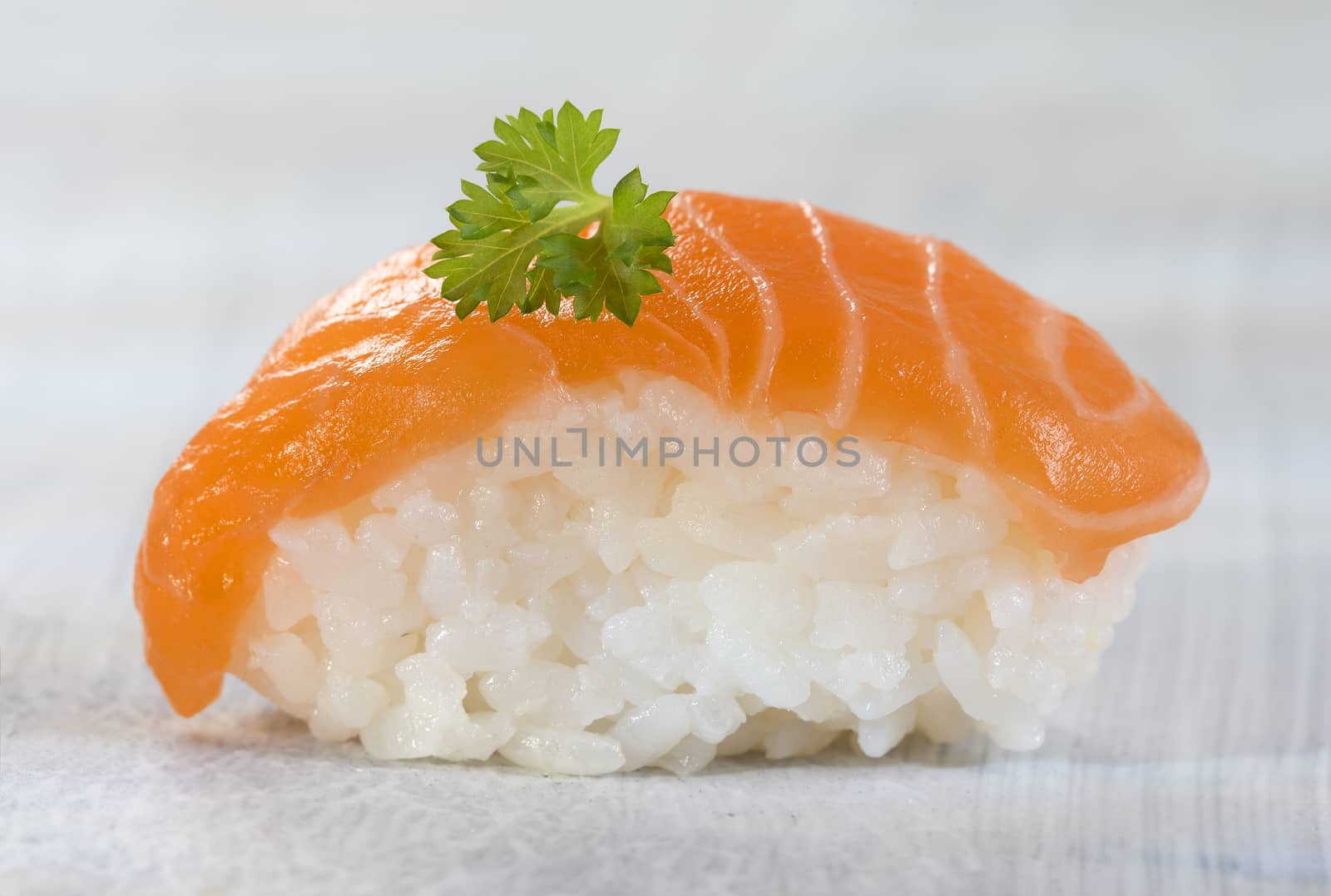 Fresh  atlantic salmon Sushi