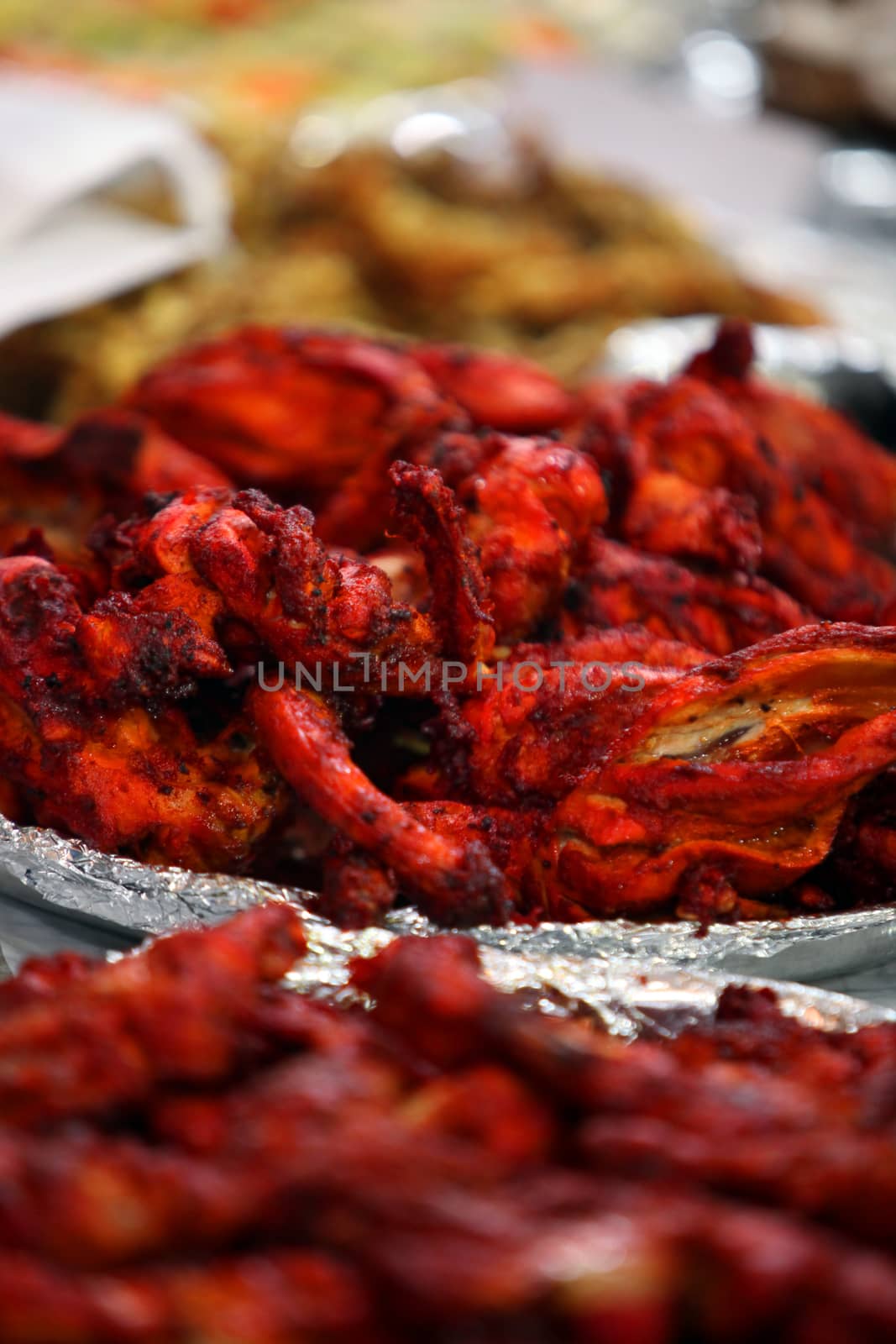 Delicious Tandoori Chicken served for Iftar during the month of Ramadan.