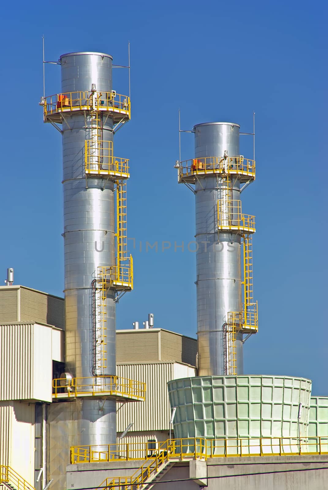 Power Plant Towers by JCVSTOCK