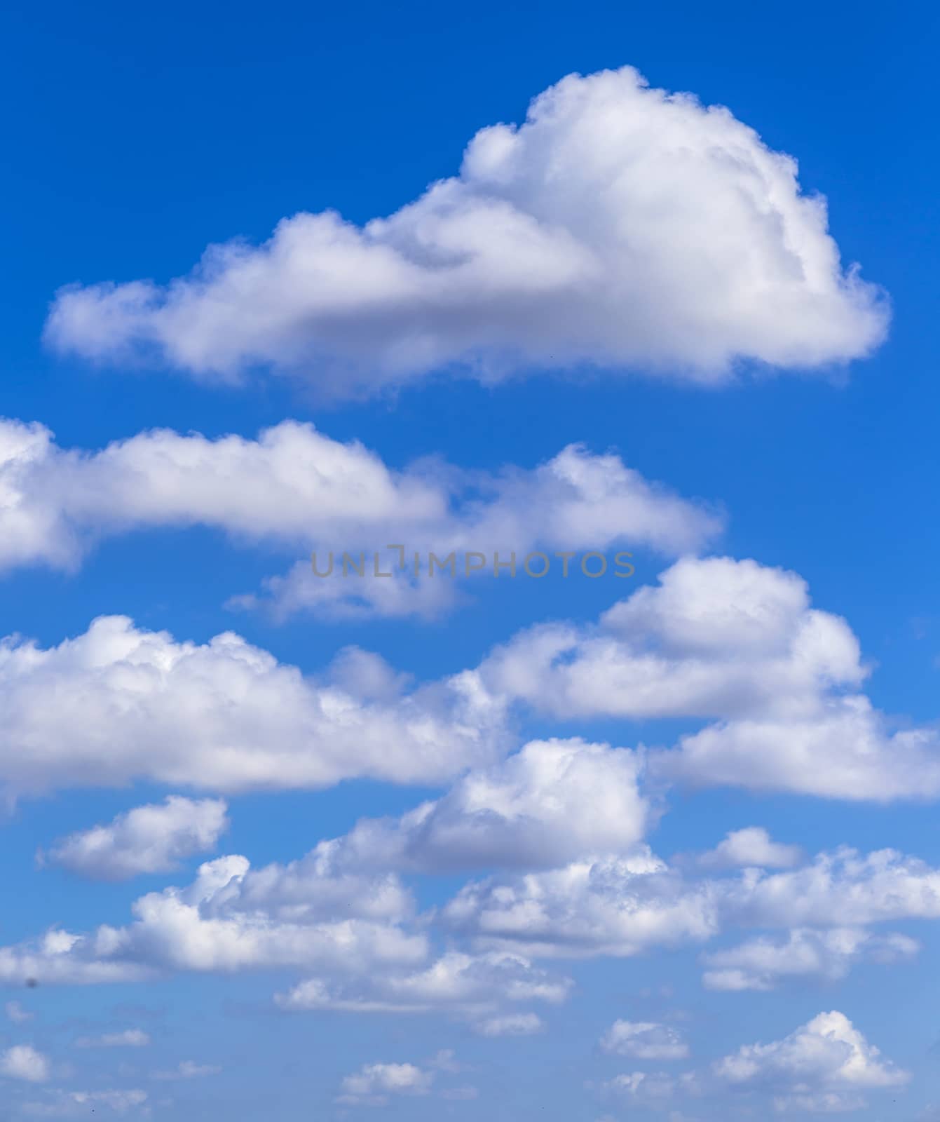 Blue Sky with Clouds.