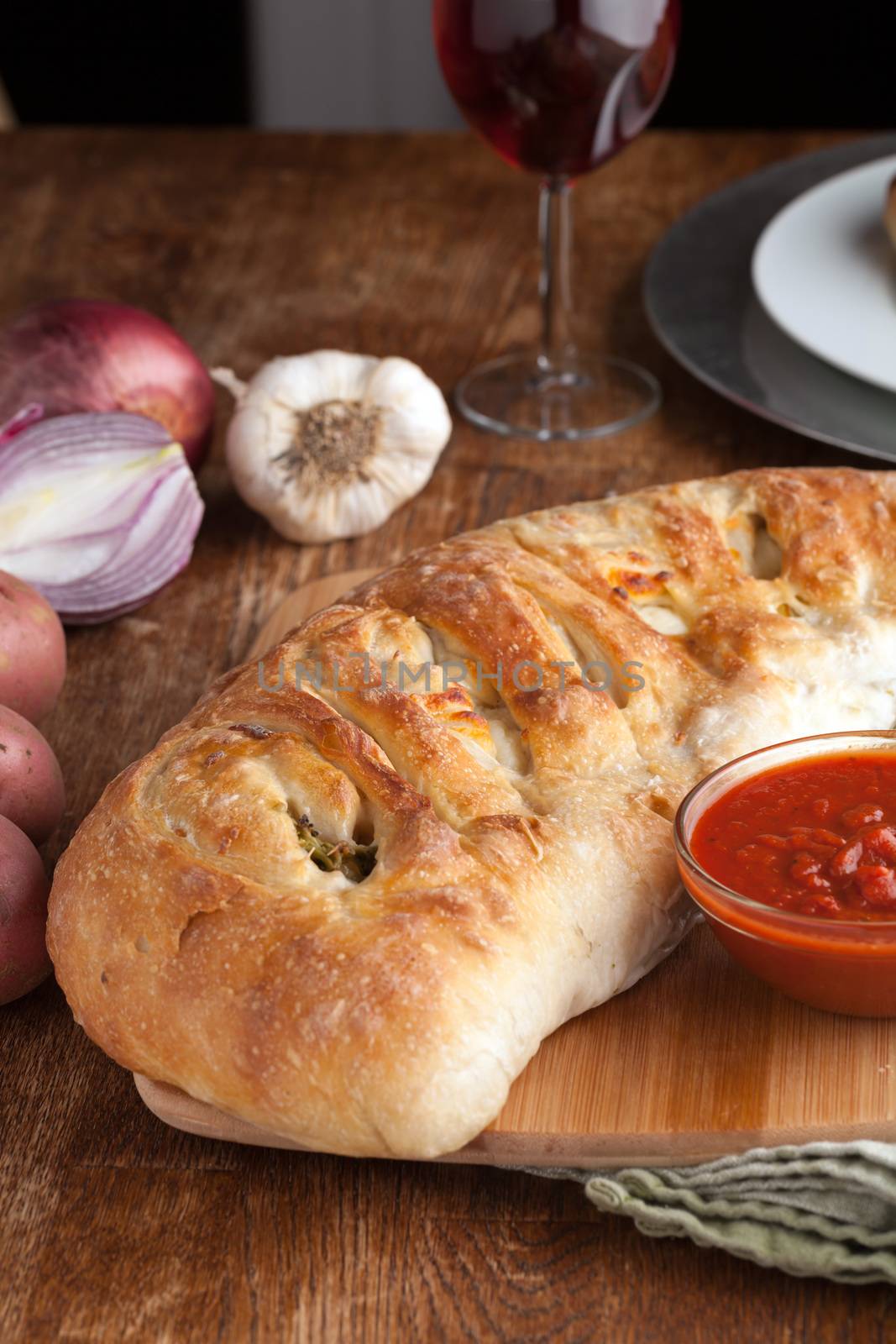 Stromboli Stuffed Bread by graficallyminded