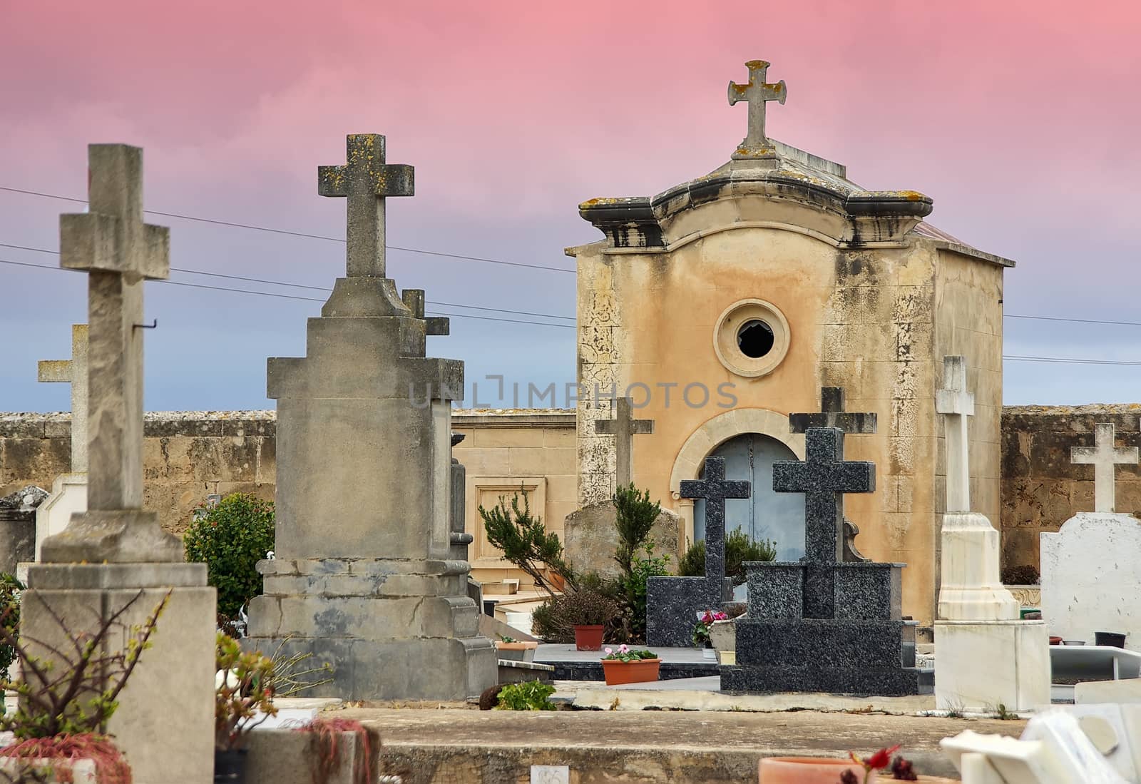 Catholic cemetery of Alcudia (Majorca - Balearic Islands)