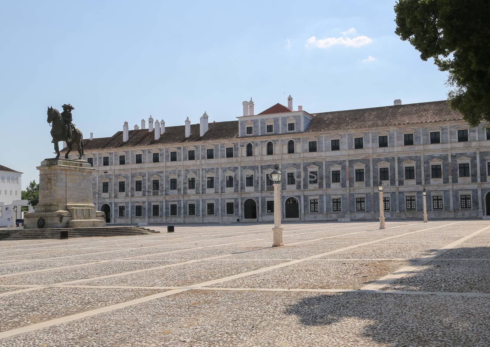 The Ducal Palace of Vila Vicosa in Portugal