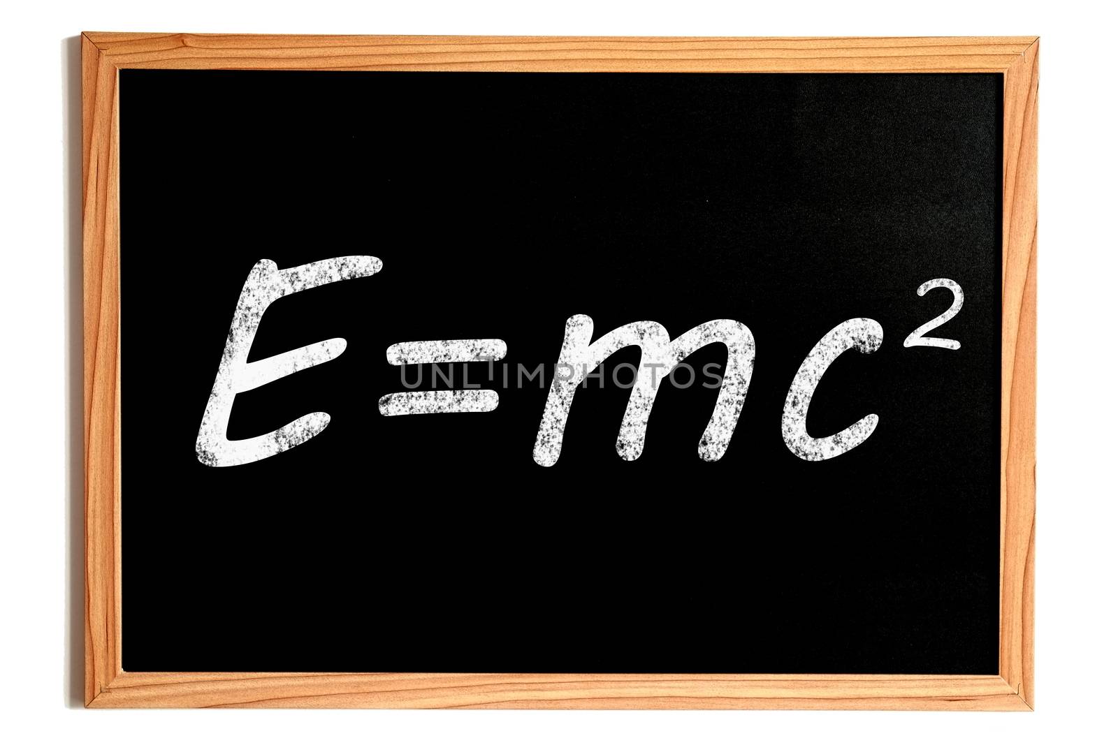Einstein Energy Formula on Chalkboard by make