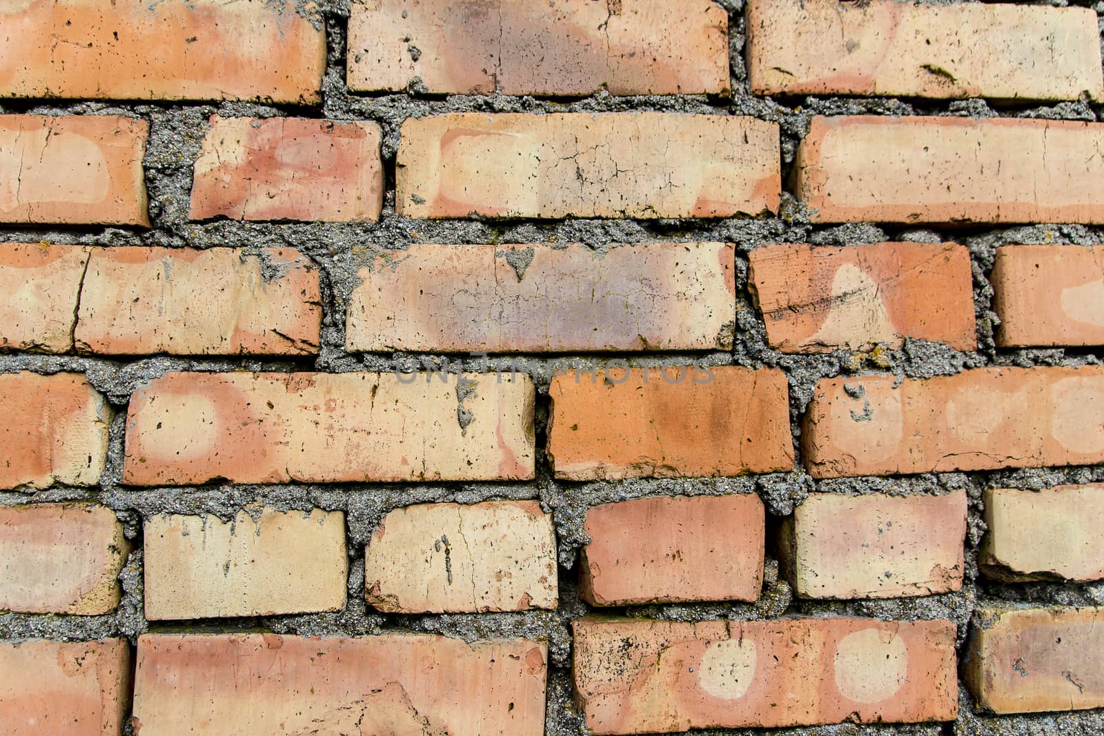 Brick wall close up