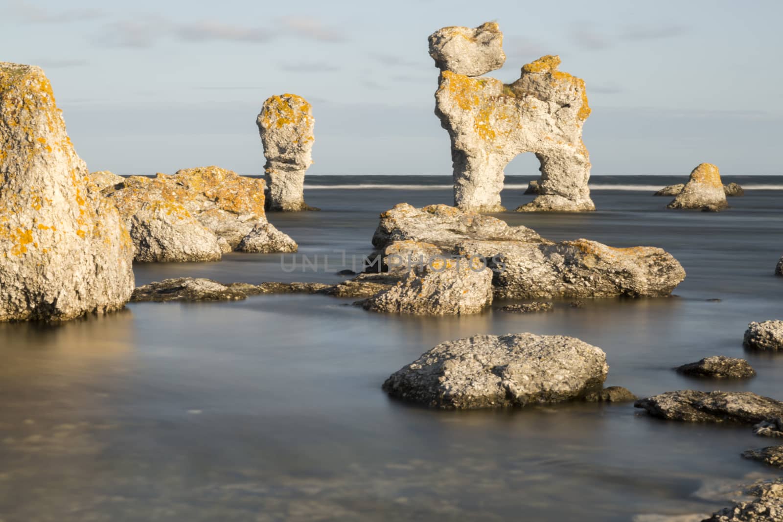 Sea Stack at Fårö, Gotland in Southern Sweden