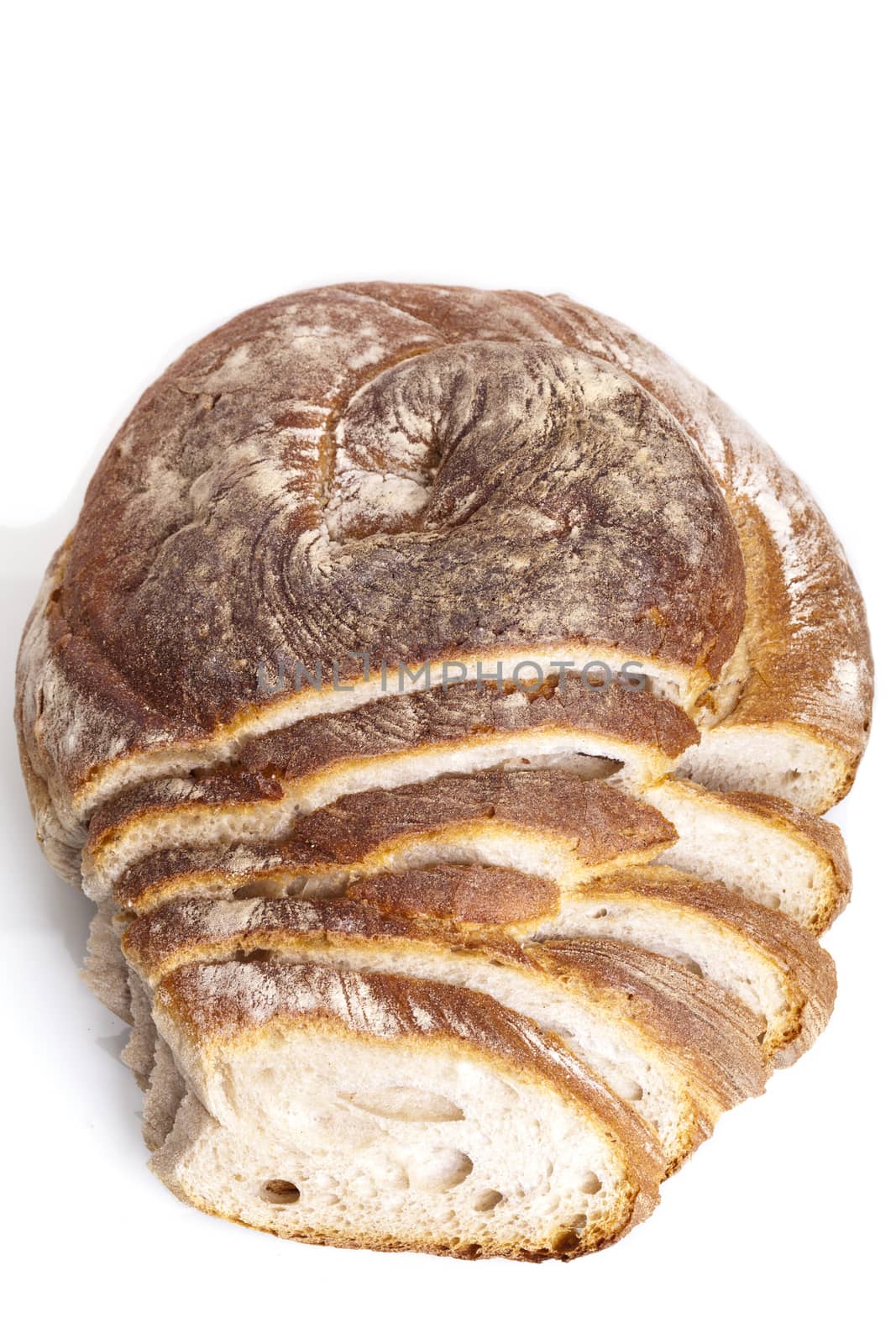 tasty fresh baked bread bun baguette natural food by juniart
