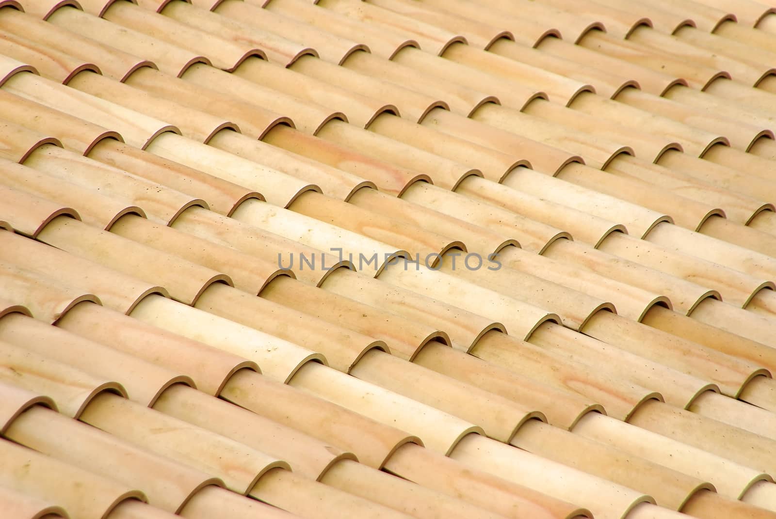 Details of some roof tiles on Majorca