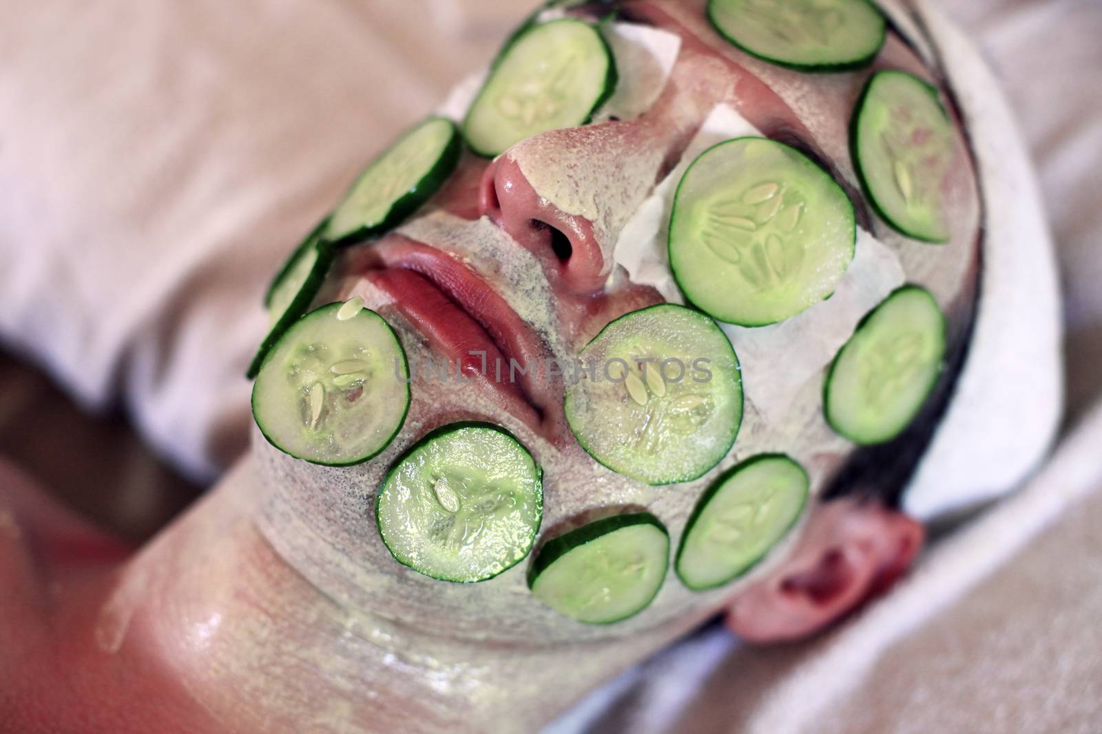 Mask from cucumbers by friday