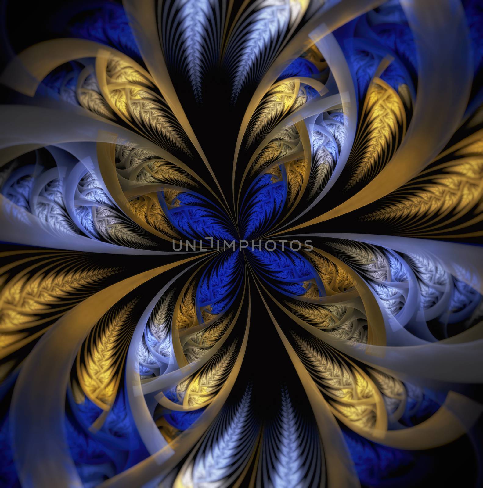 Computer generated fractal artwork for design, art and entertainment