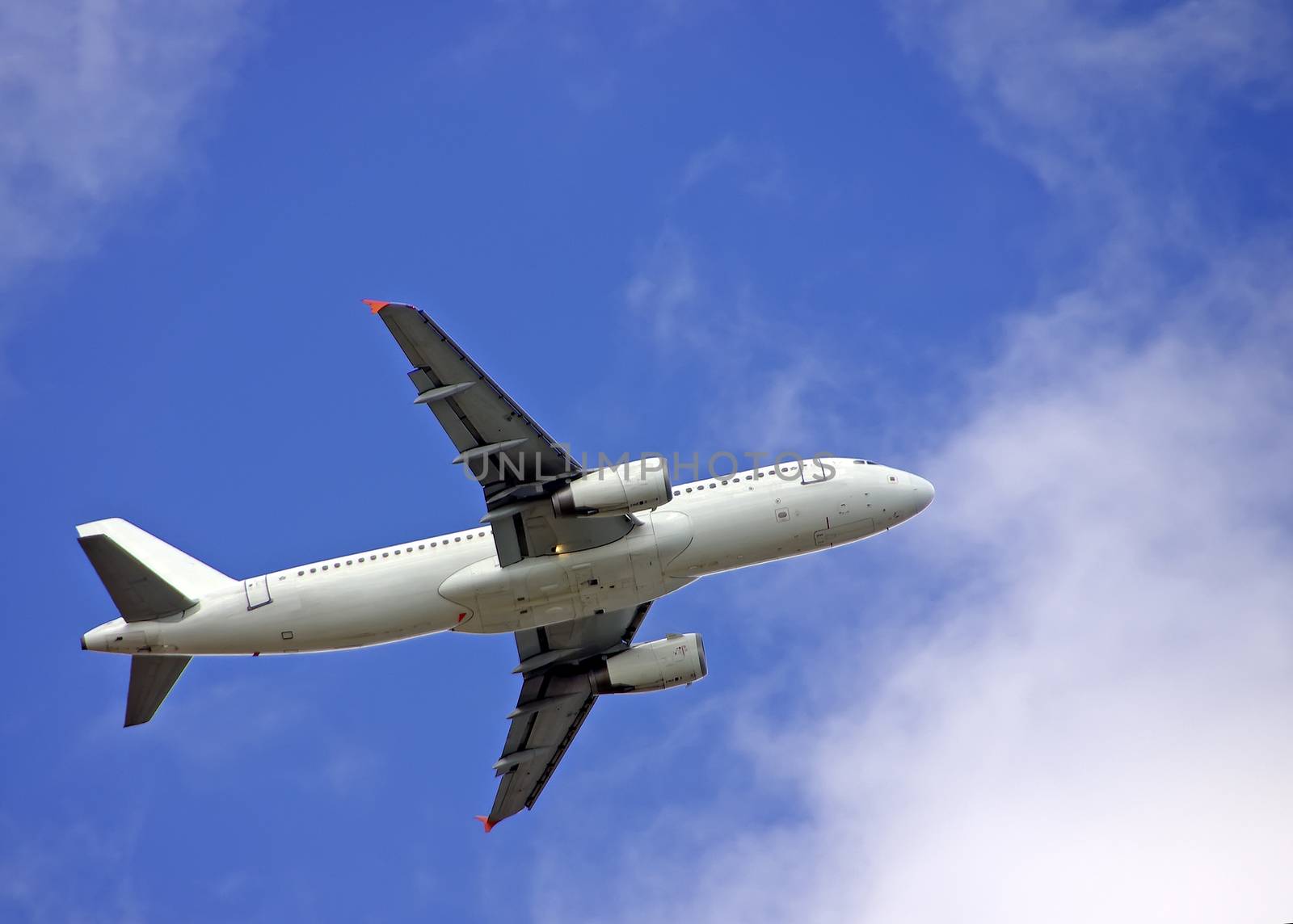 Passenger Aircraft taking off from Majorca