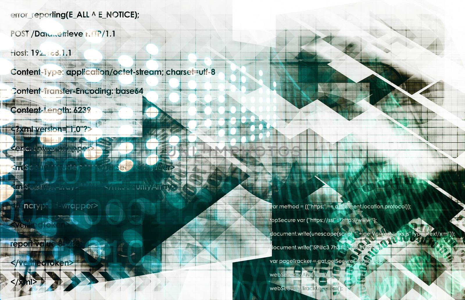 Business Technology Concept on Worldwide Report View