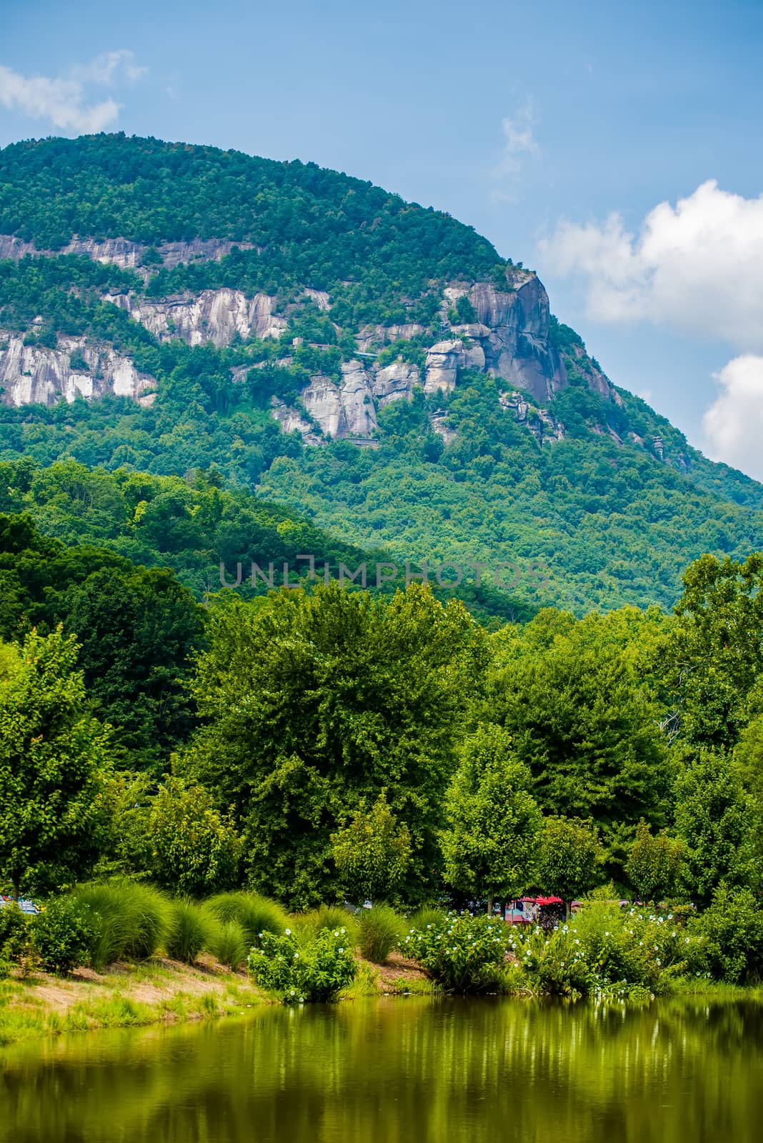 scenery around lake lure north carolina