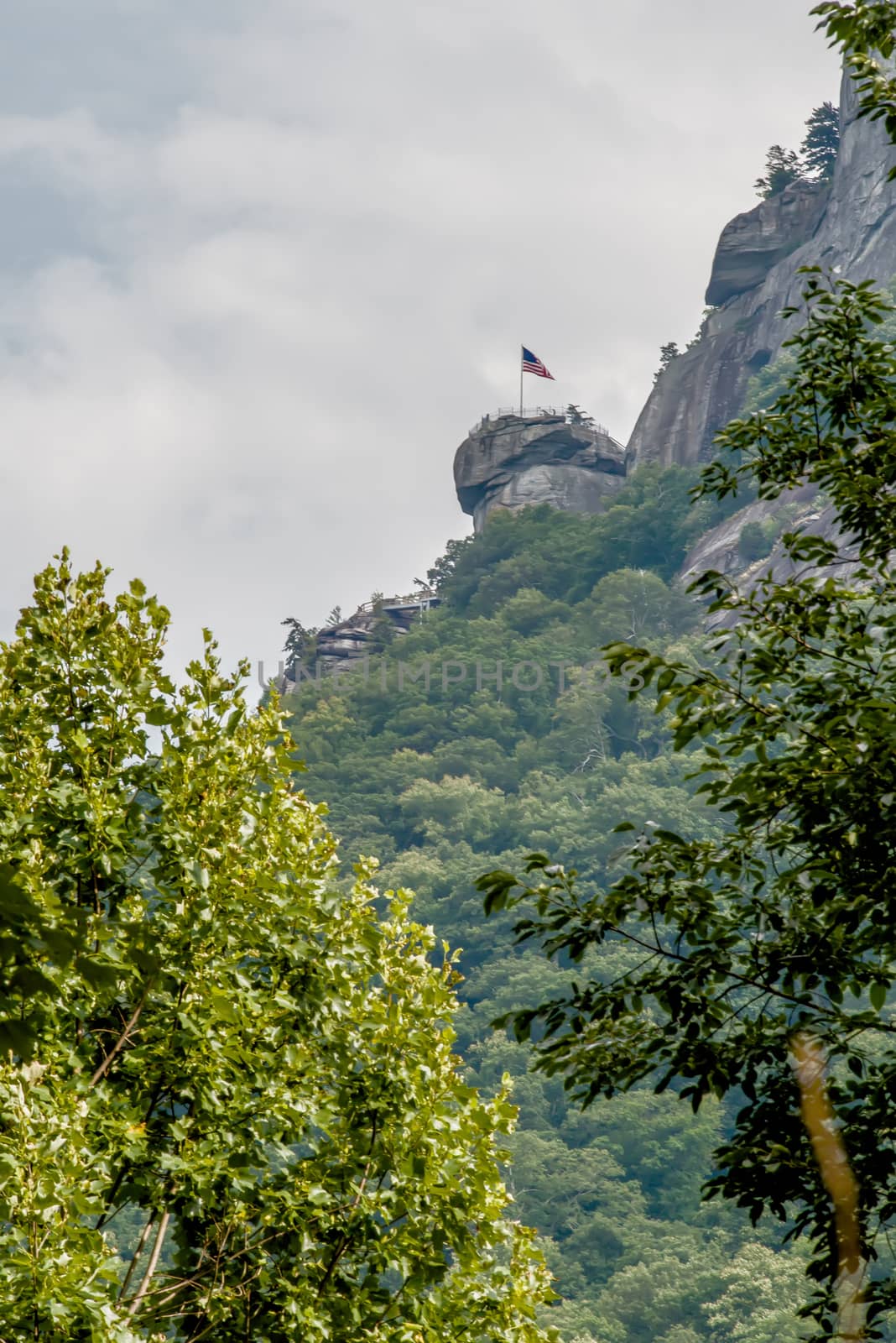 chimney rock park and lake lure scenery