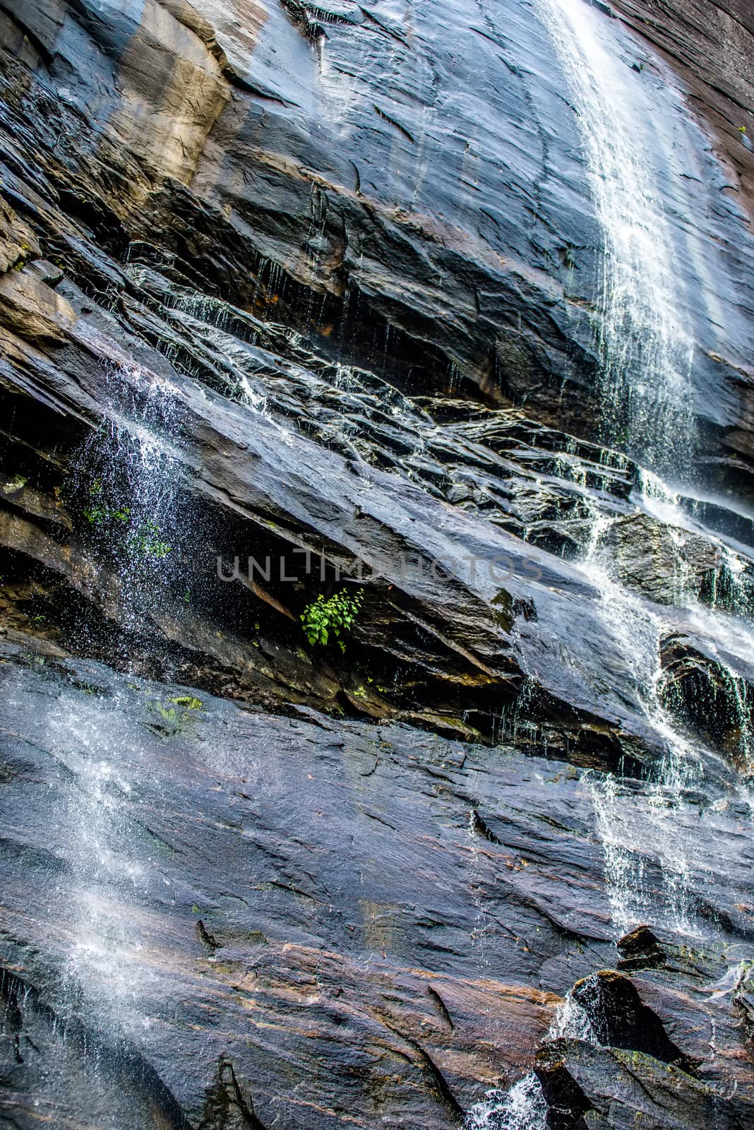 hickory nut waterfalls during daylight summer by digidreamgrafix