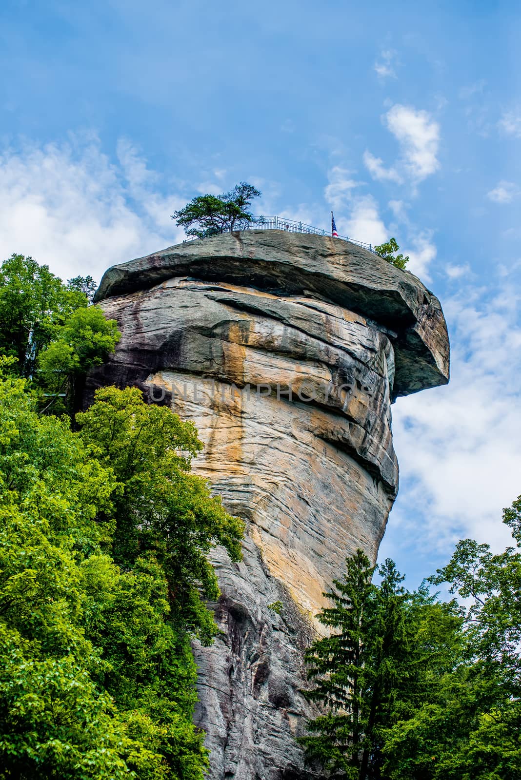 chimney rock park and lake lure scenery