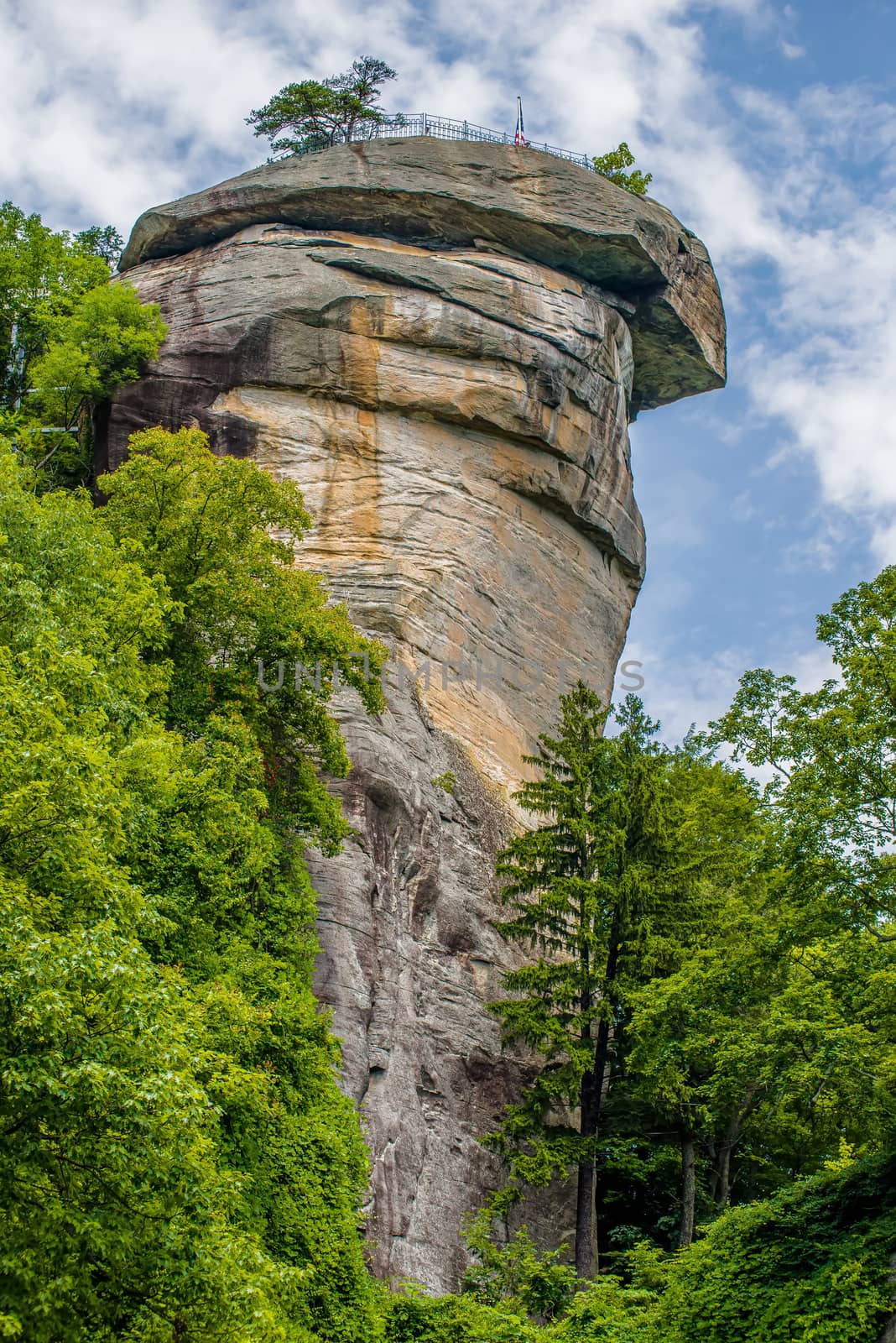 chimney rock park and lake lure scenery