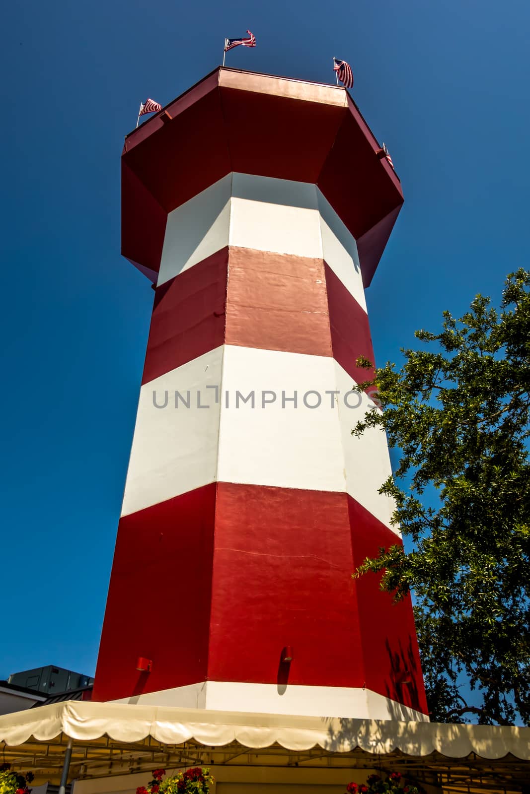 harbour town lighthouse at hilton head south carolina by digidreamgrafix