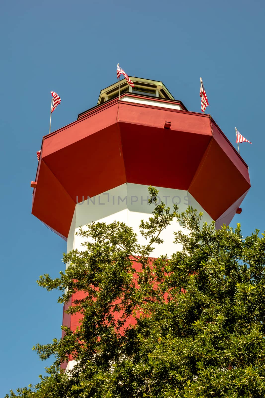 harbour town lighthouse at hilton head south carolina by digidreamgrafix