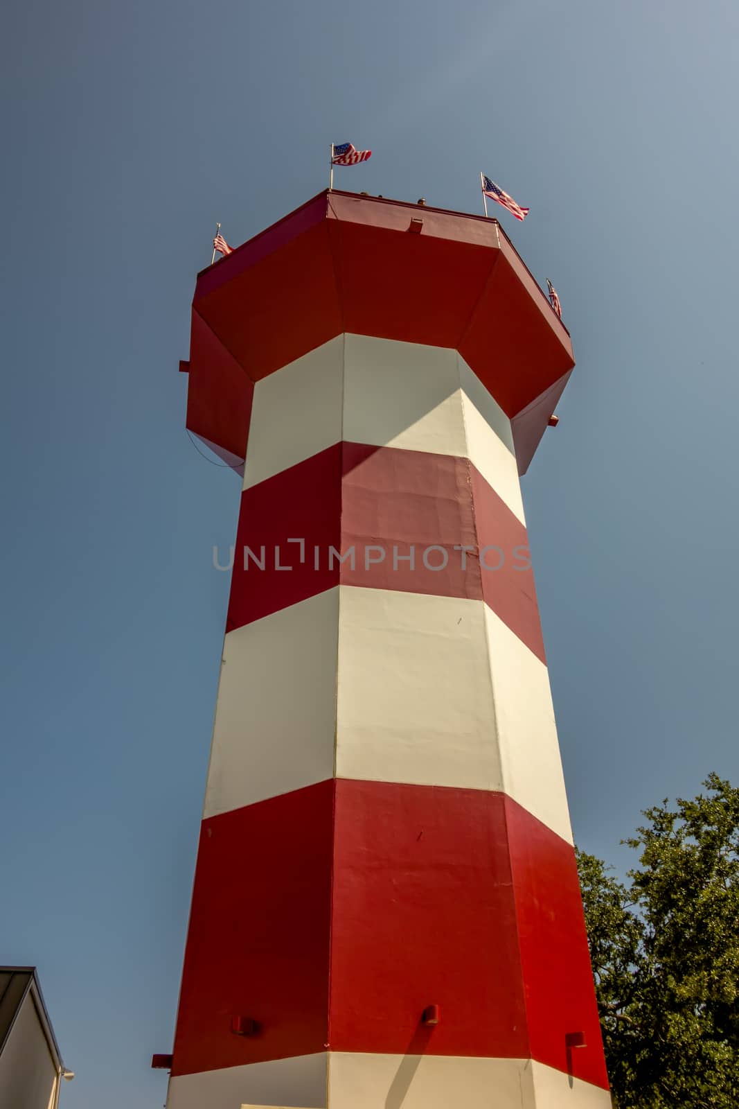 harbour town lighthouse at hilton head south carolina by digidreamgrafix