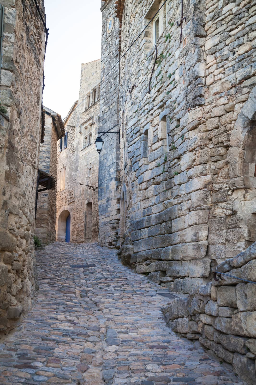 In the streets of Lacoste, a small village in Provence