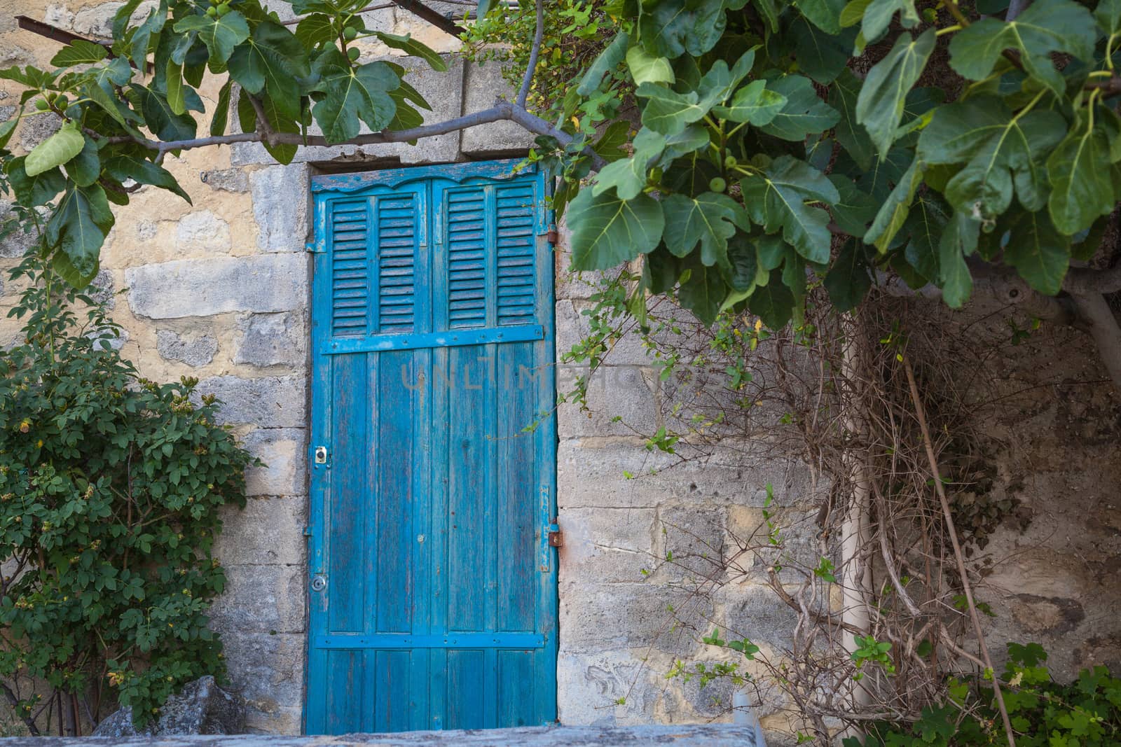 In the streets of Lacoste, a small village in Provence