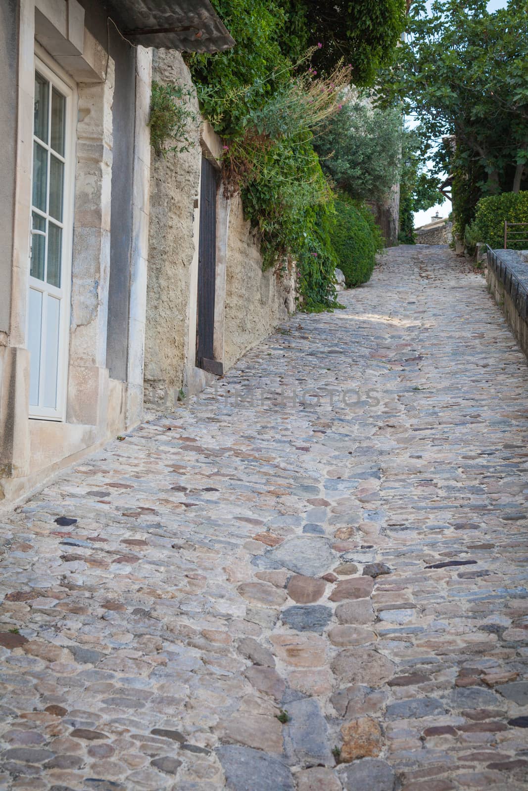 In the streets of Lacoste, a small village in Provence