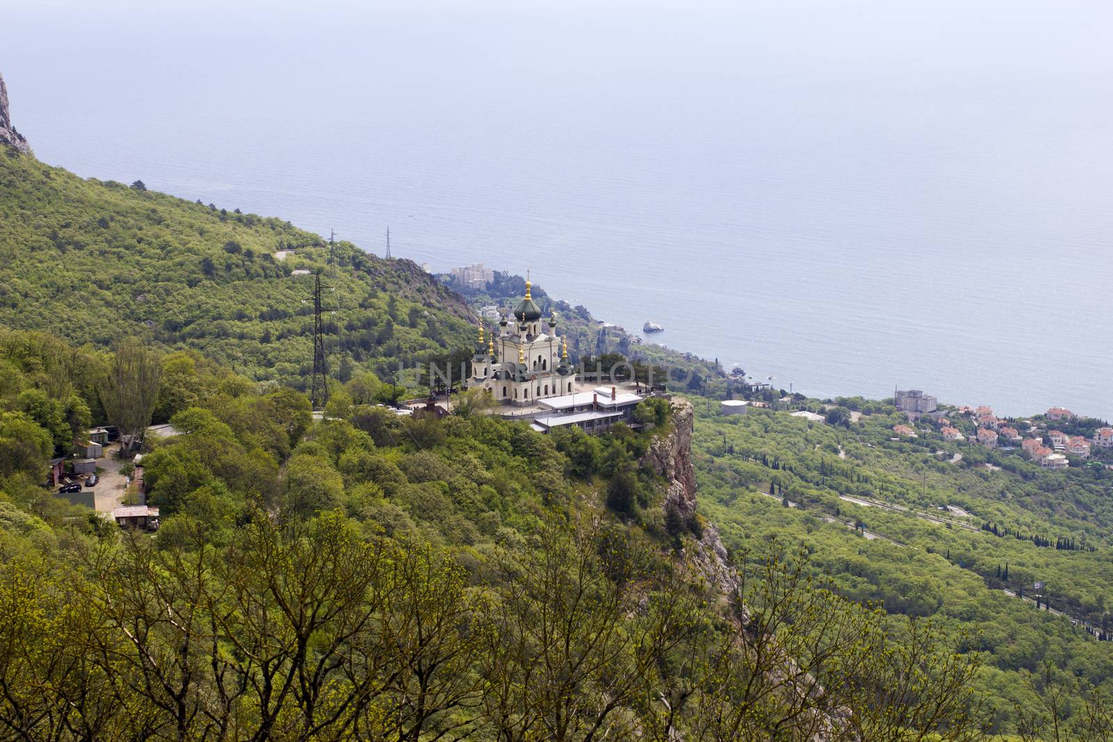 Orthodox church in a daylight in an ancient place