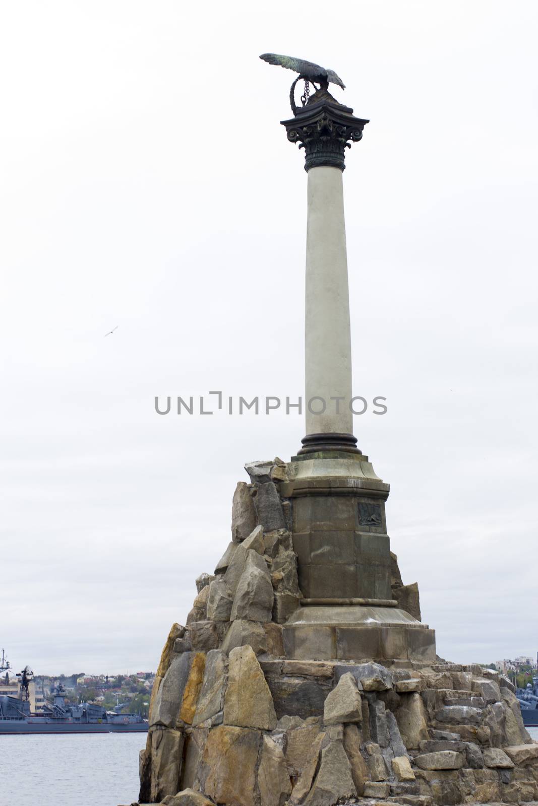 Monument to the flooded ships by selezenj