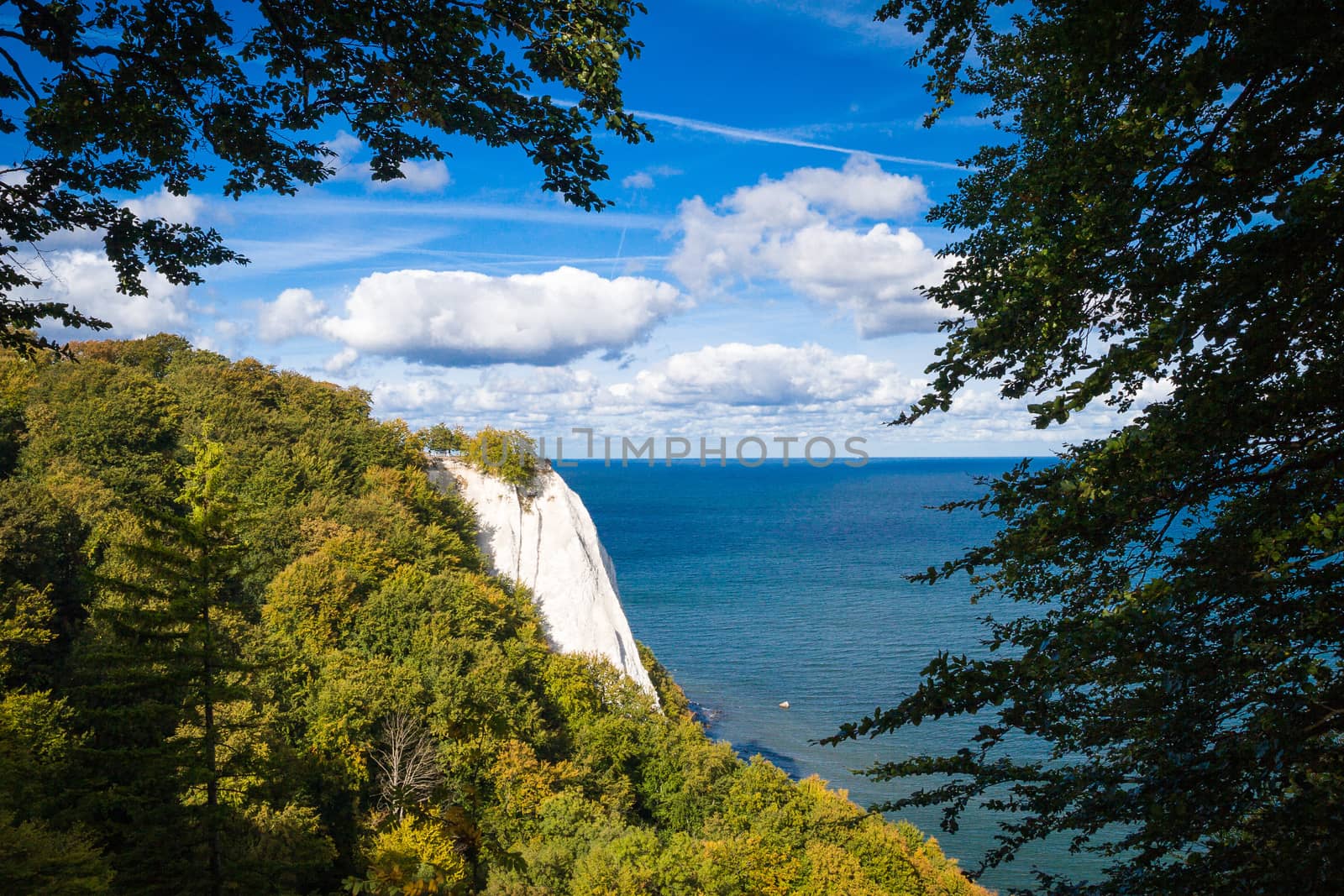 Chalk cliffs in the Jasmund National Park on Rügen