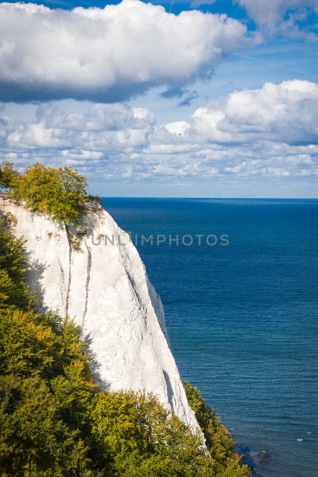 Chalk cliffs in the Jasmund National Park on Rügen