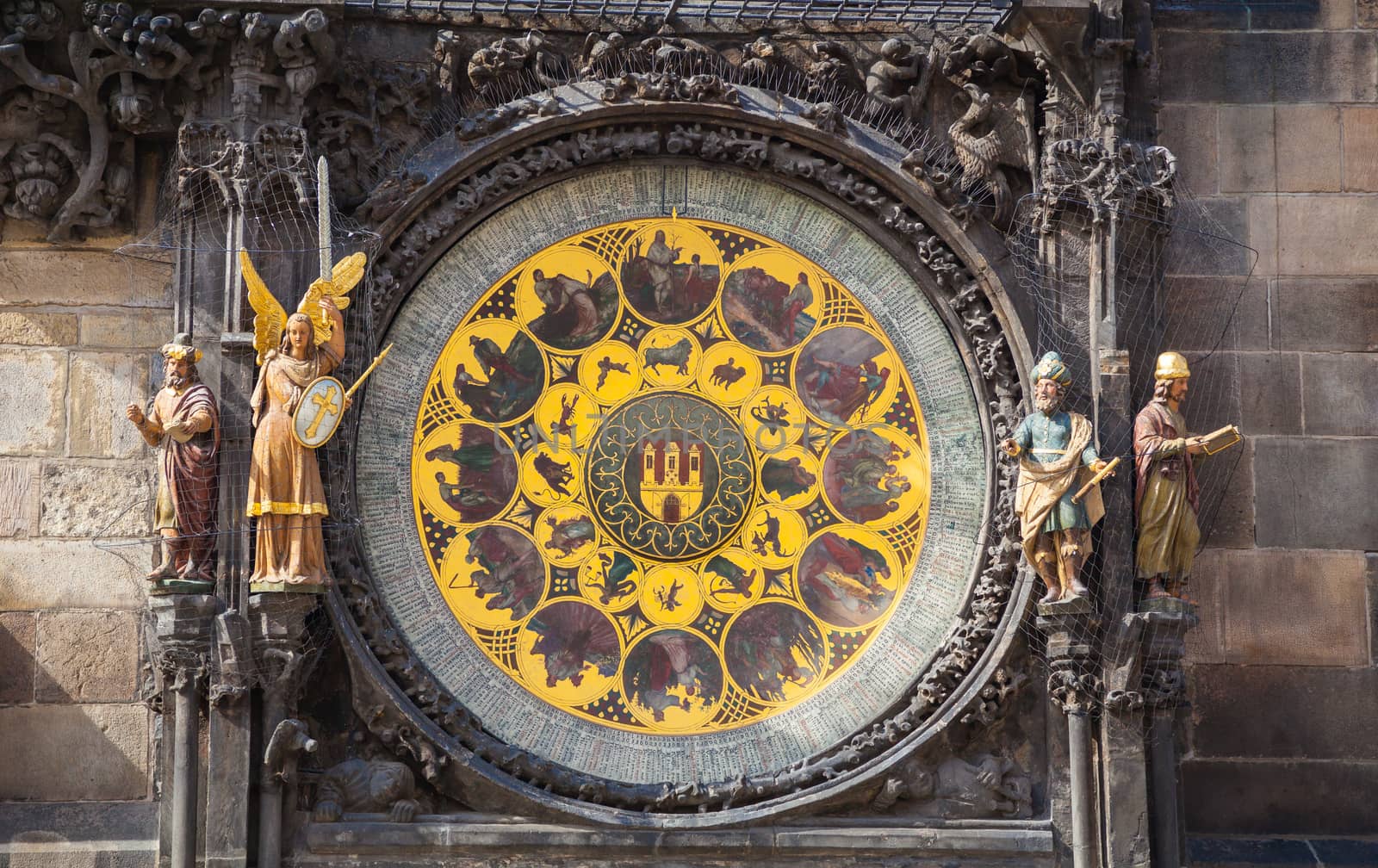 Astronomical clock at the Old Town Ring in Prague