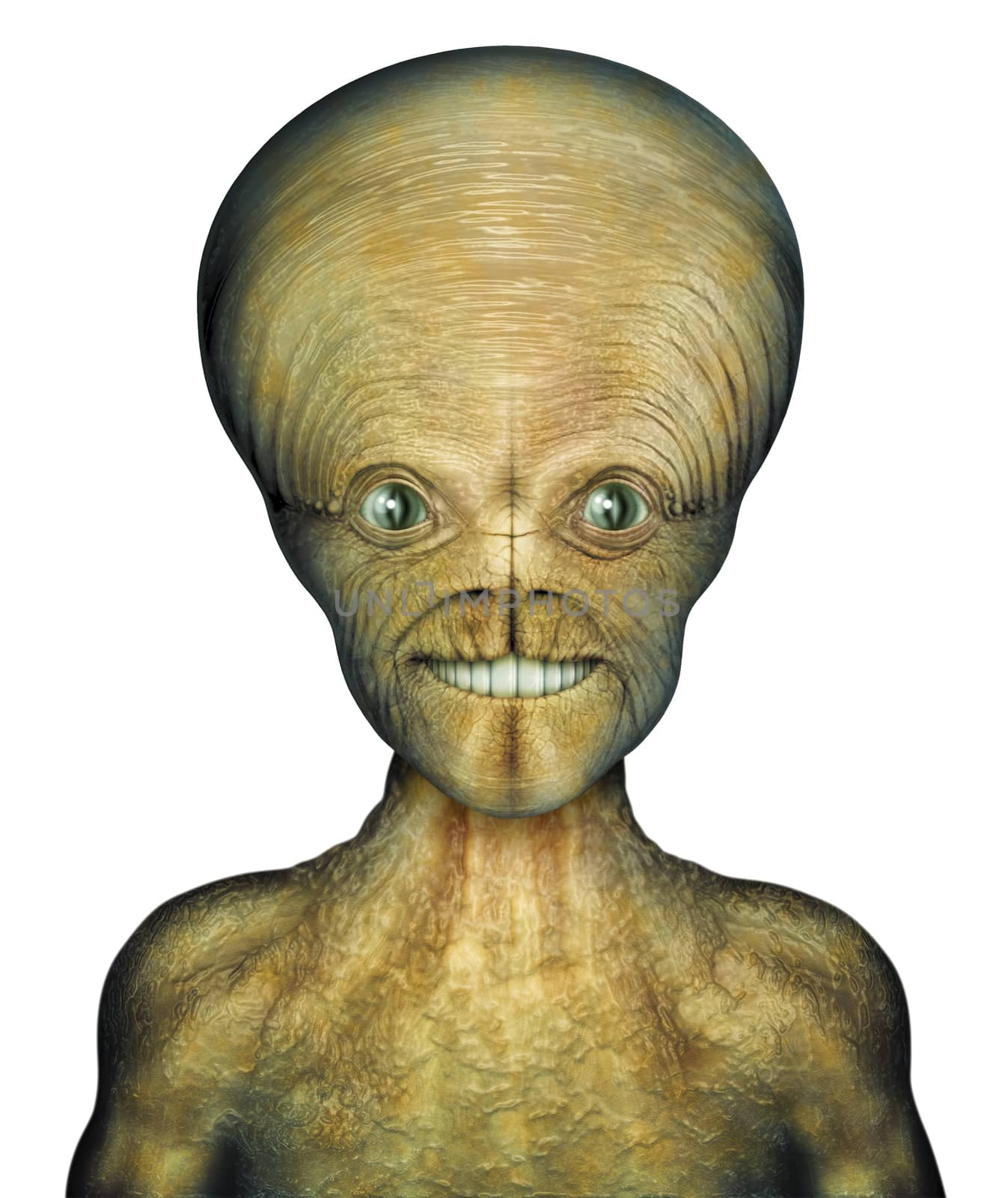 Digital Illustration of an alien.