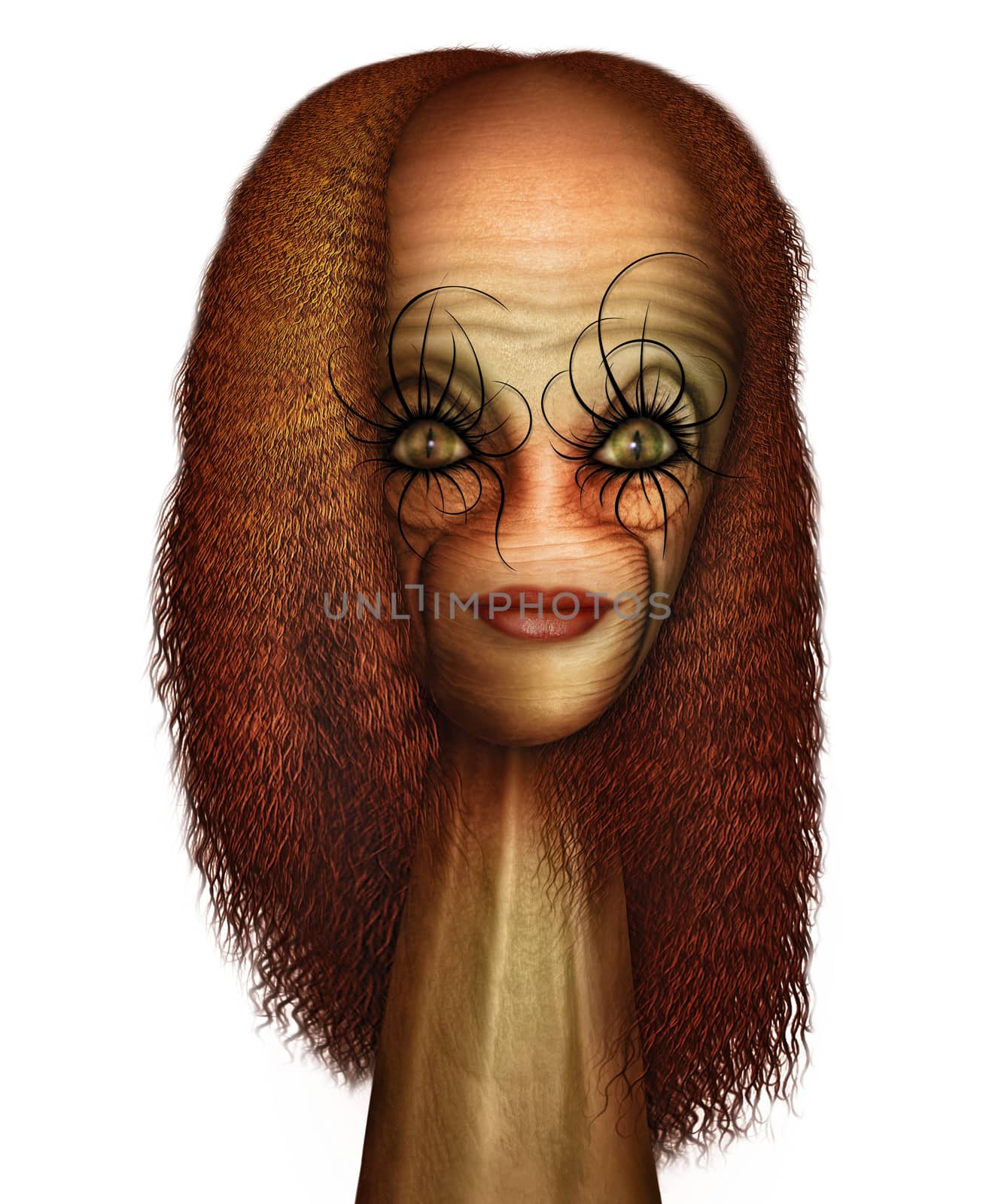 Digital Illustration of an alien.