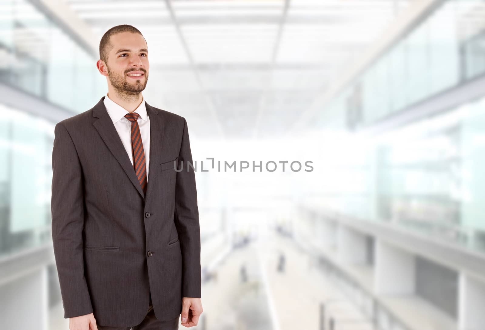 young business man portrait at the office