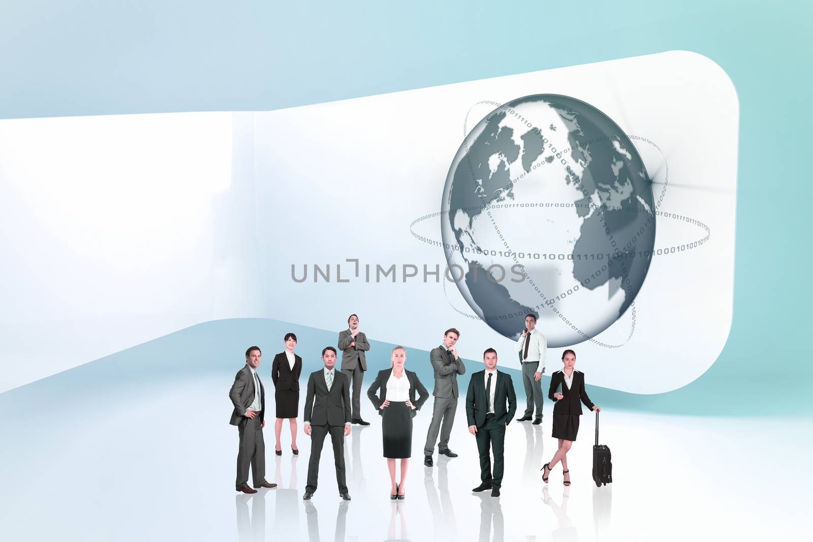 Composite image of business team by Wavebreakmedia
