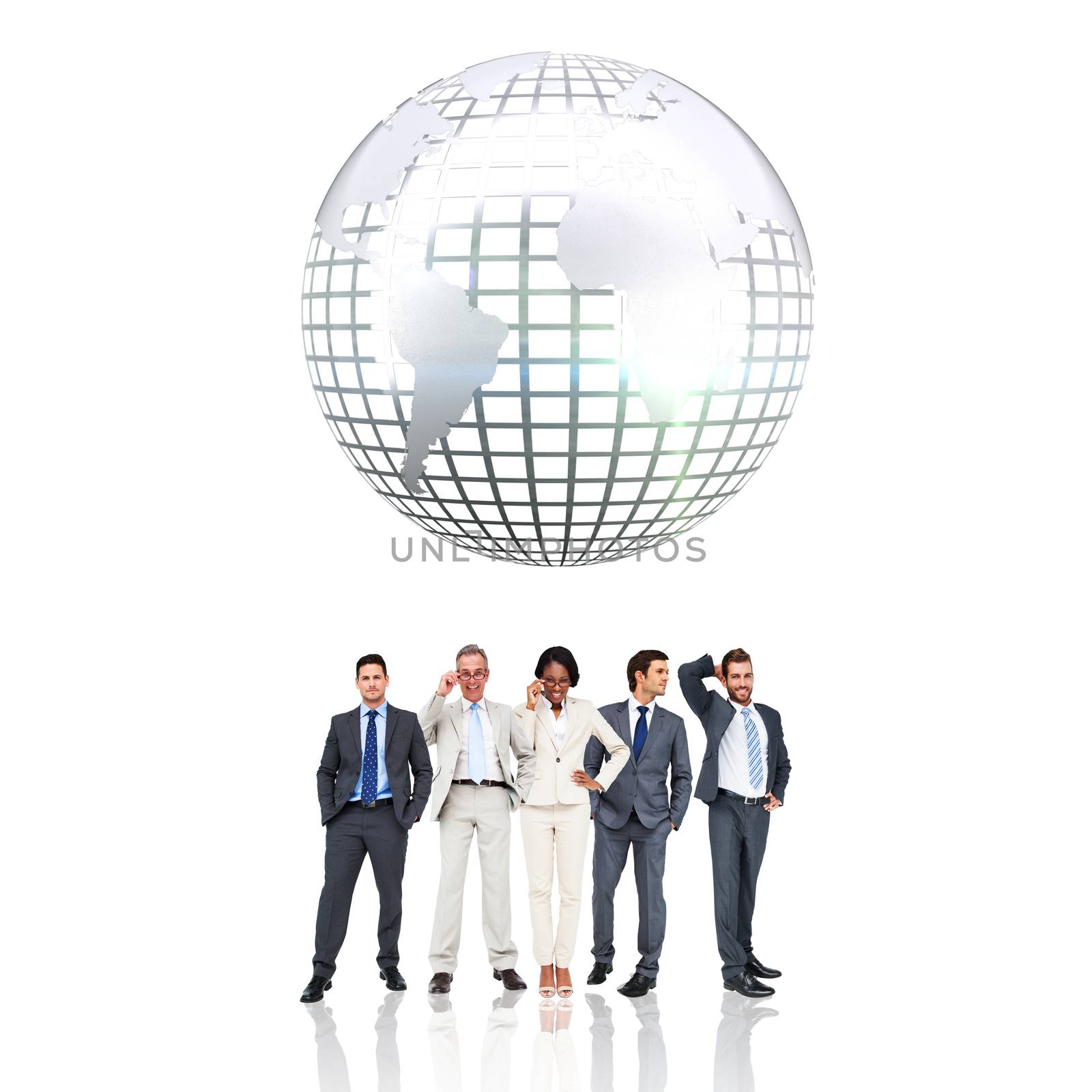 Composite image of business team by Wavebreakmedia
