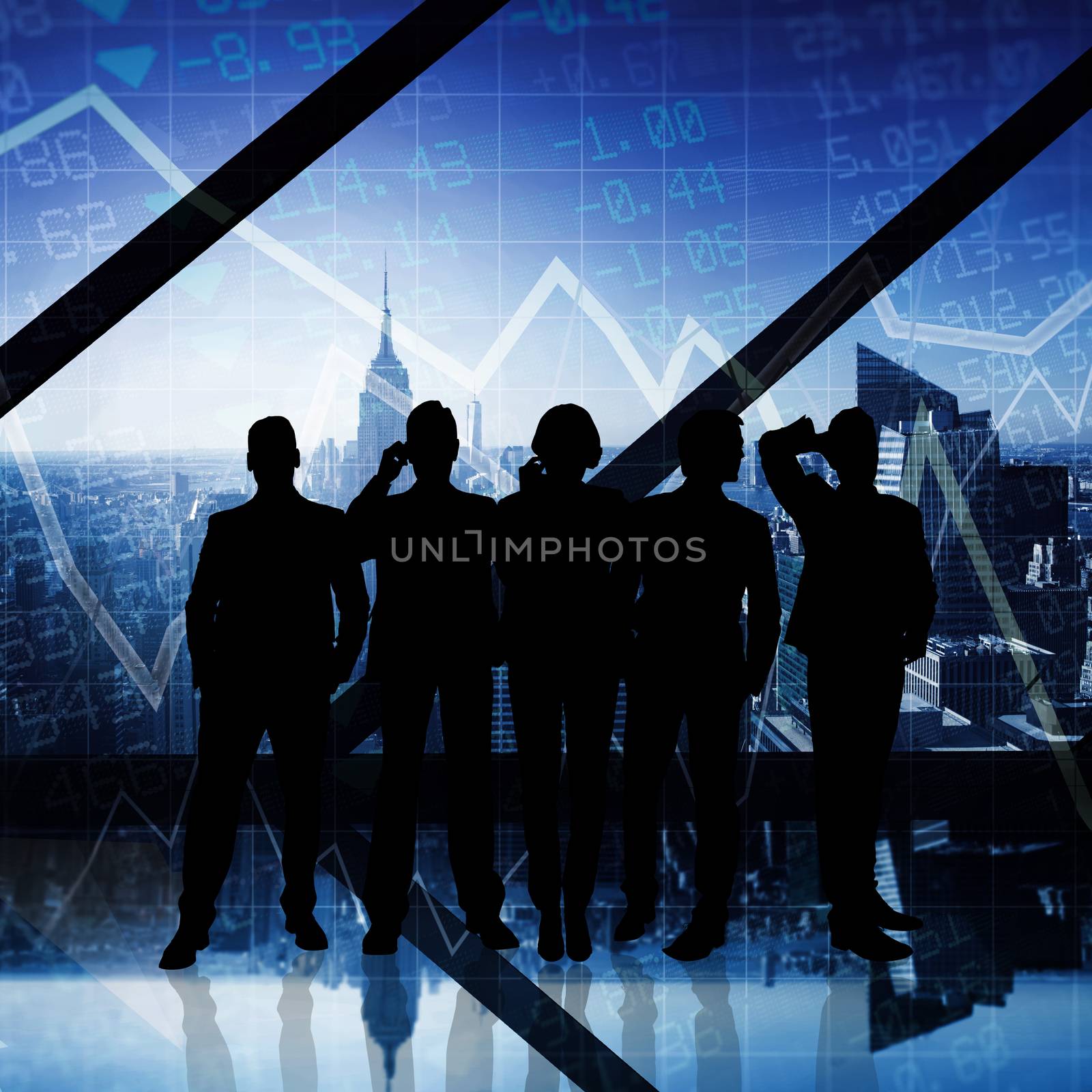 Composite image of business team by Wavebreakmedia