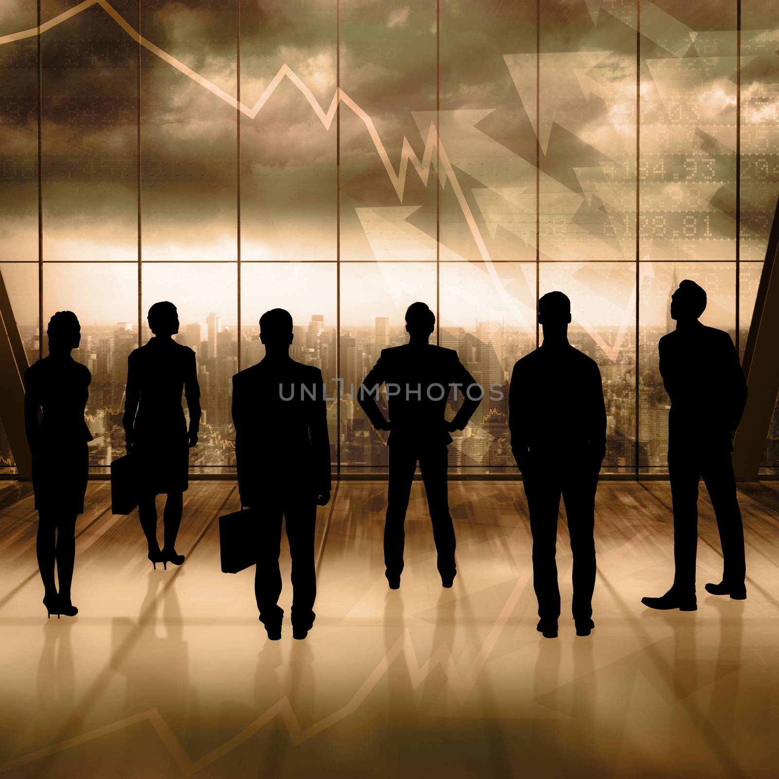 Composite image of business team by Wavebreakmedia