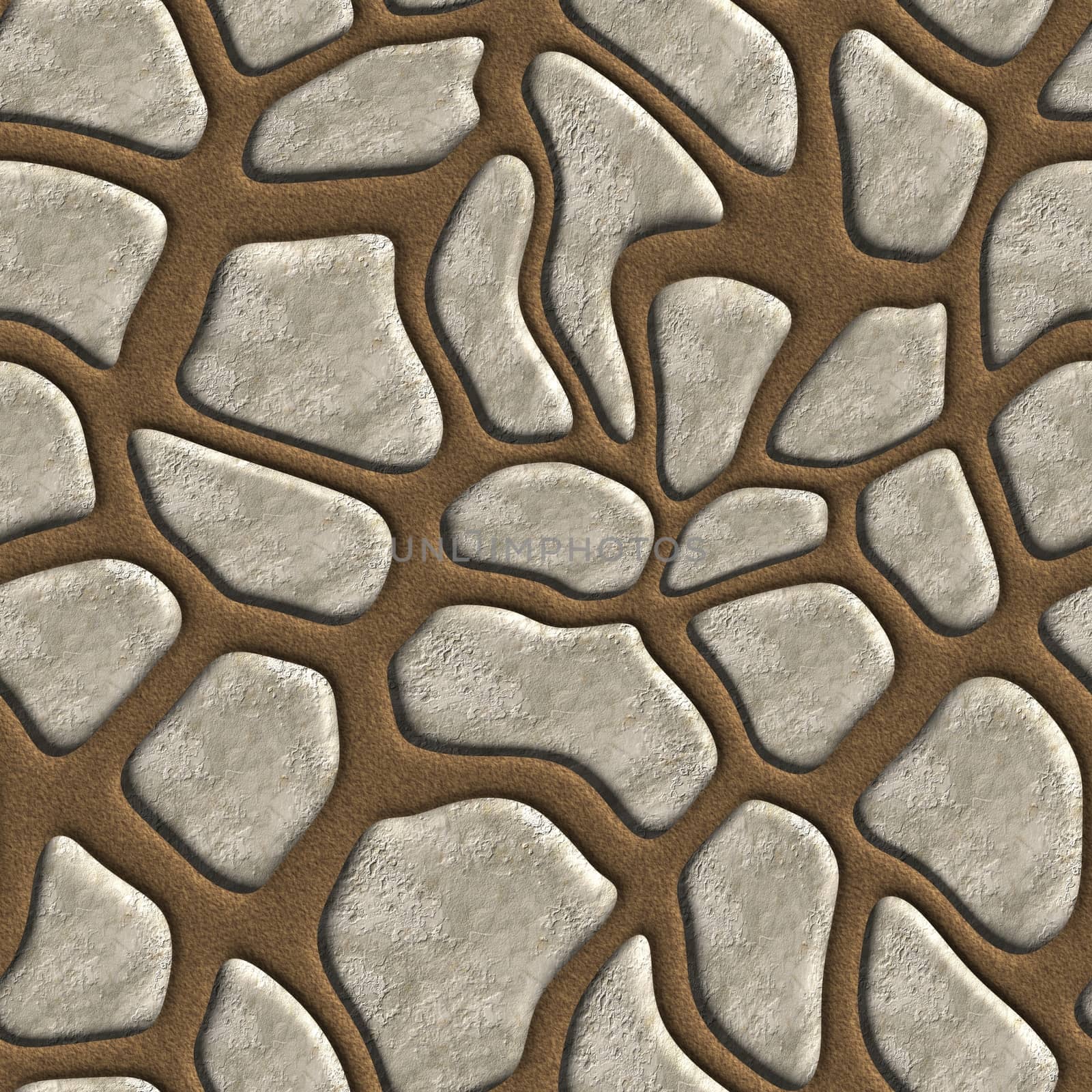 Distorted rock seamless tileable decorative background pattern