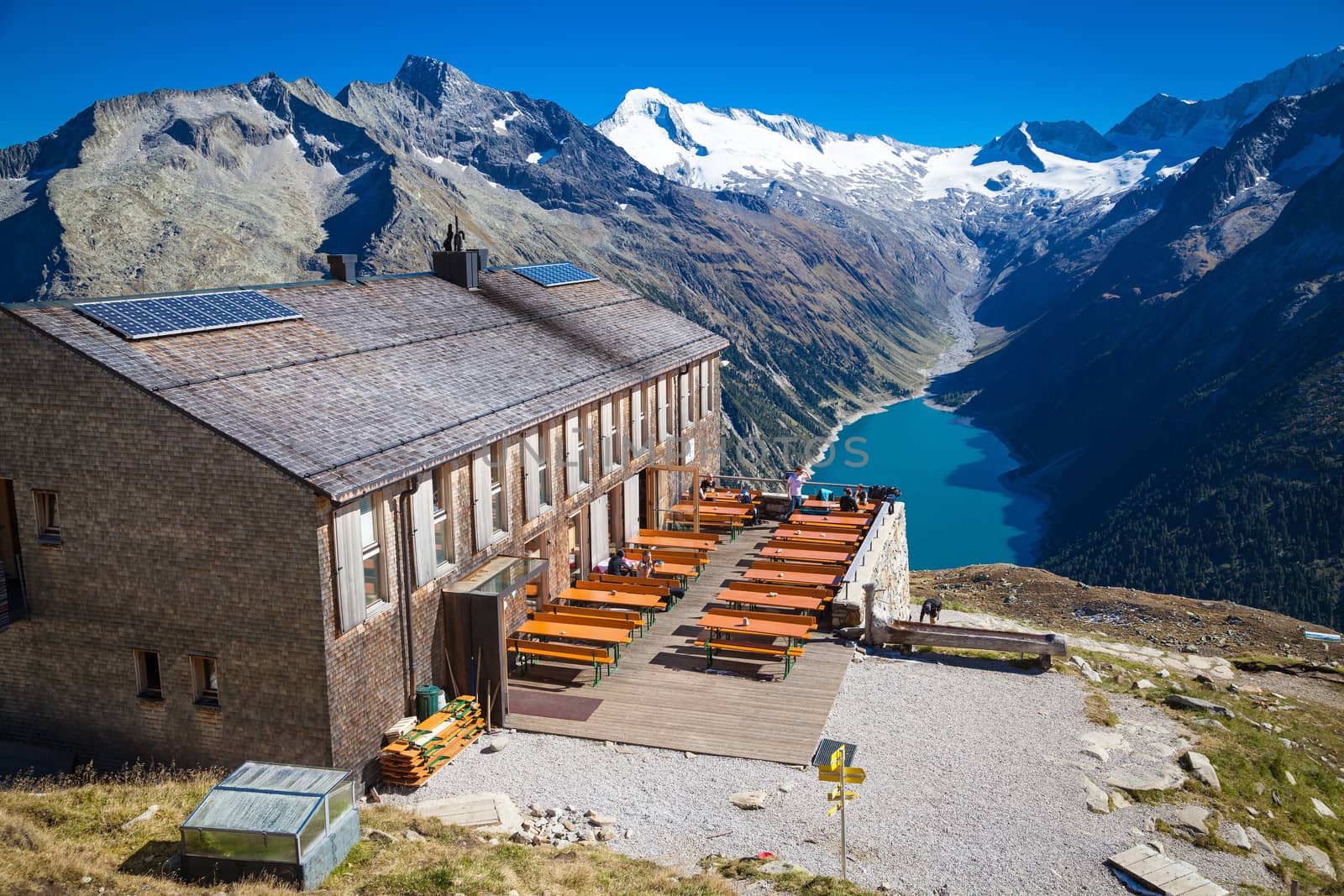 Cottage high above the Schlegeisspeicher in Zillertal