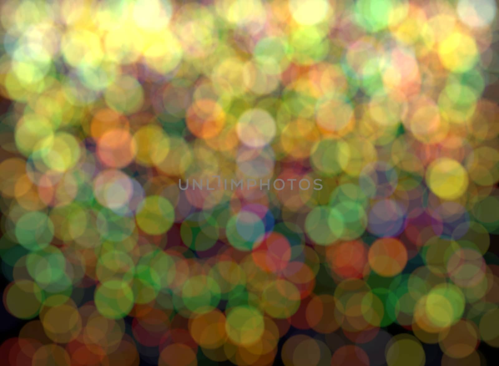 Colorful out of focus bokeh background from the disc.