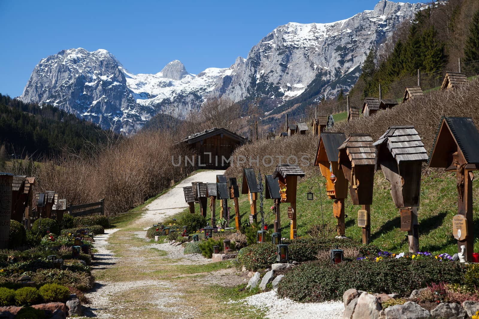 Ramsau cemetary near Berchtesgaden