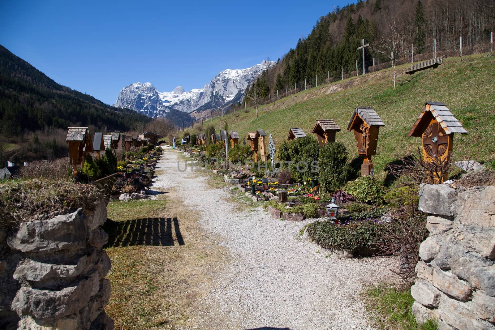 Ramsau cemetary near Berchtesgaden