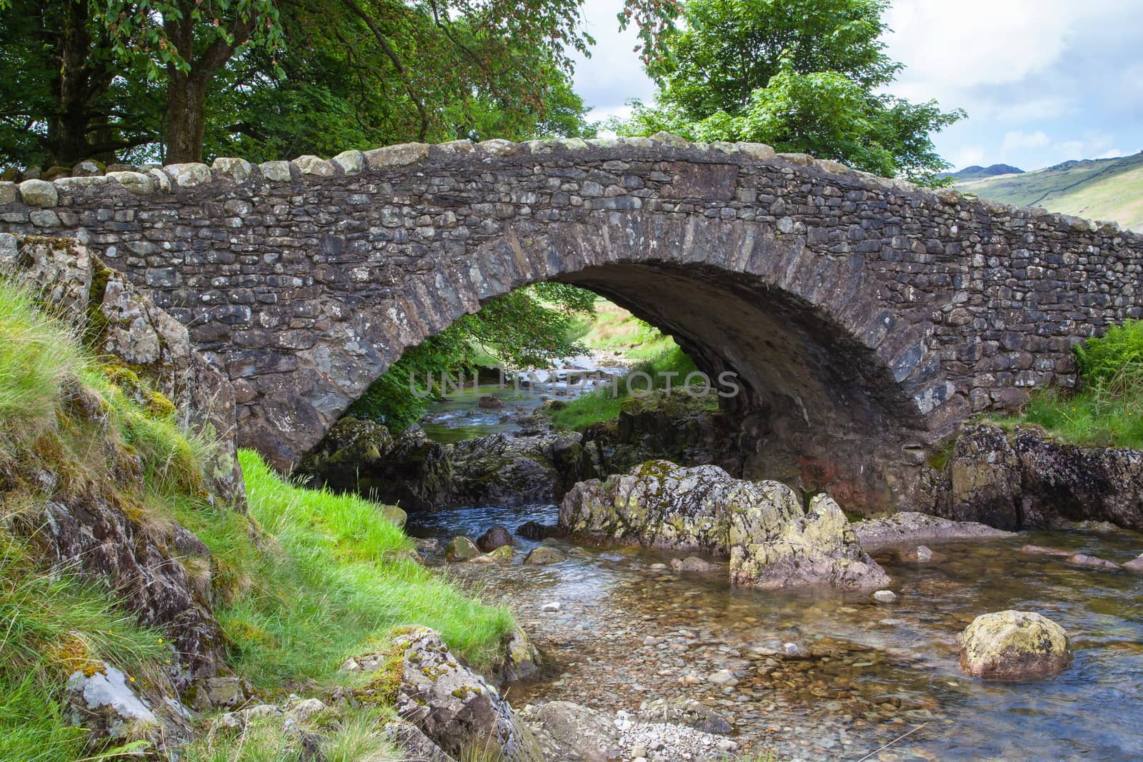 A typical landscape in Lake District, Cumbria