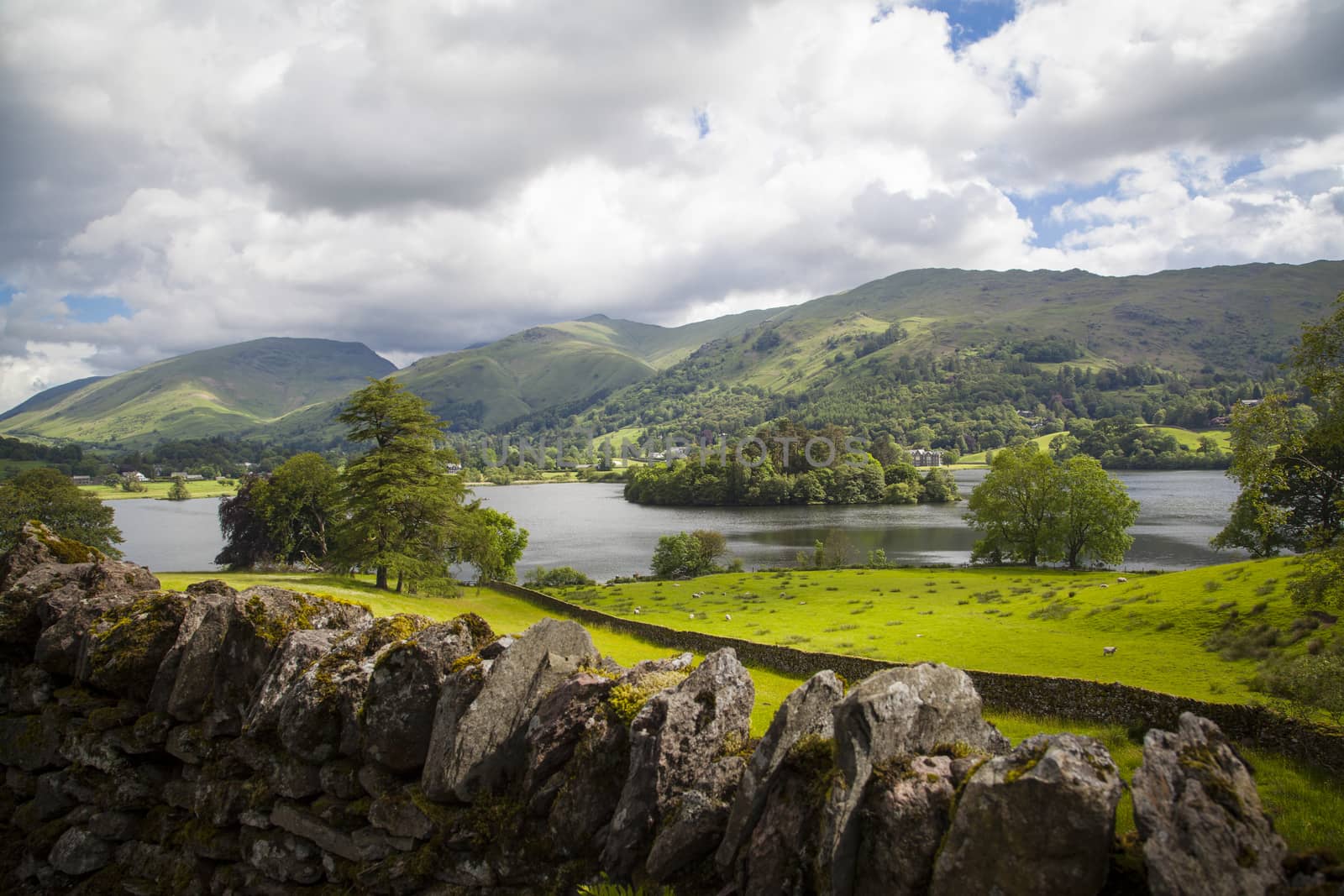 A typical landscape in Lake District, Cumbria