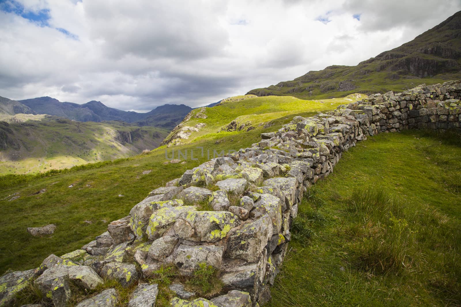 A typical landscape in Lake District, Cumbria