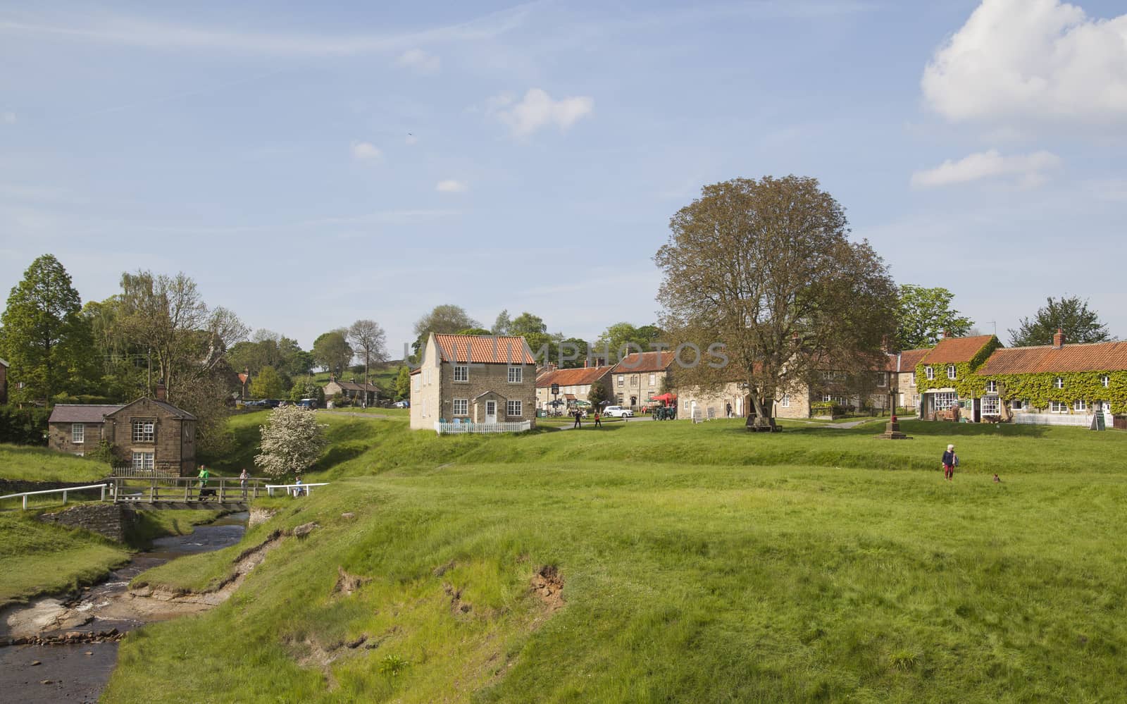 Typical village in North York Moors National Park