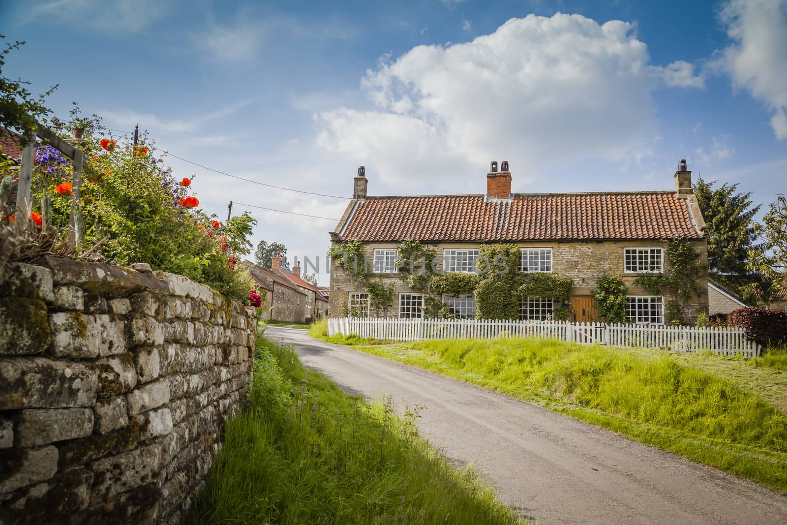 Typical village in North York Moors National Park